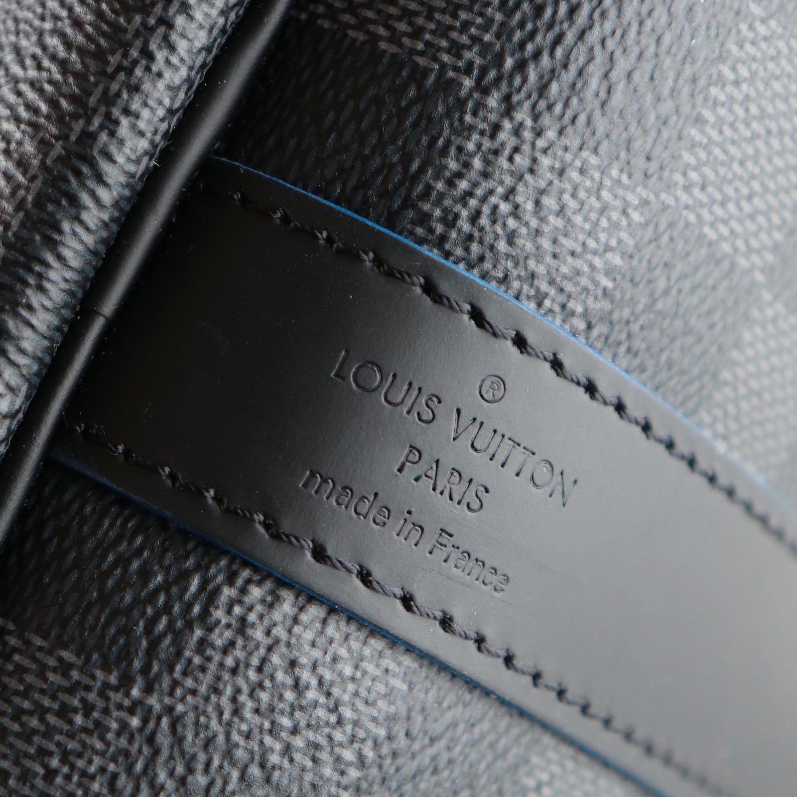 LOUIS VUITTON - Sac de voyage Keepall 45 en toile damier graphite édition limitée