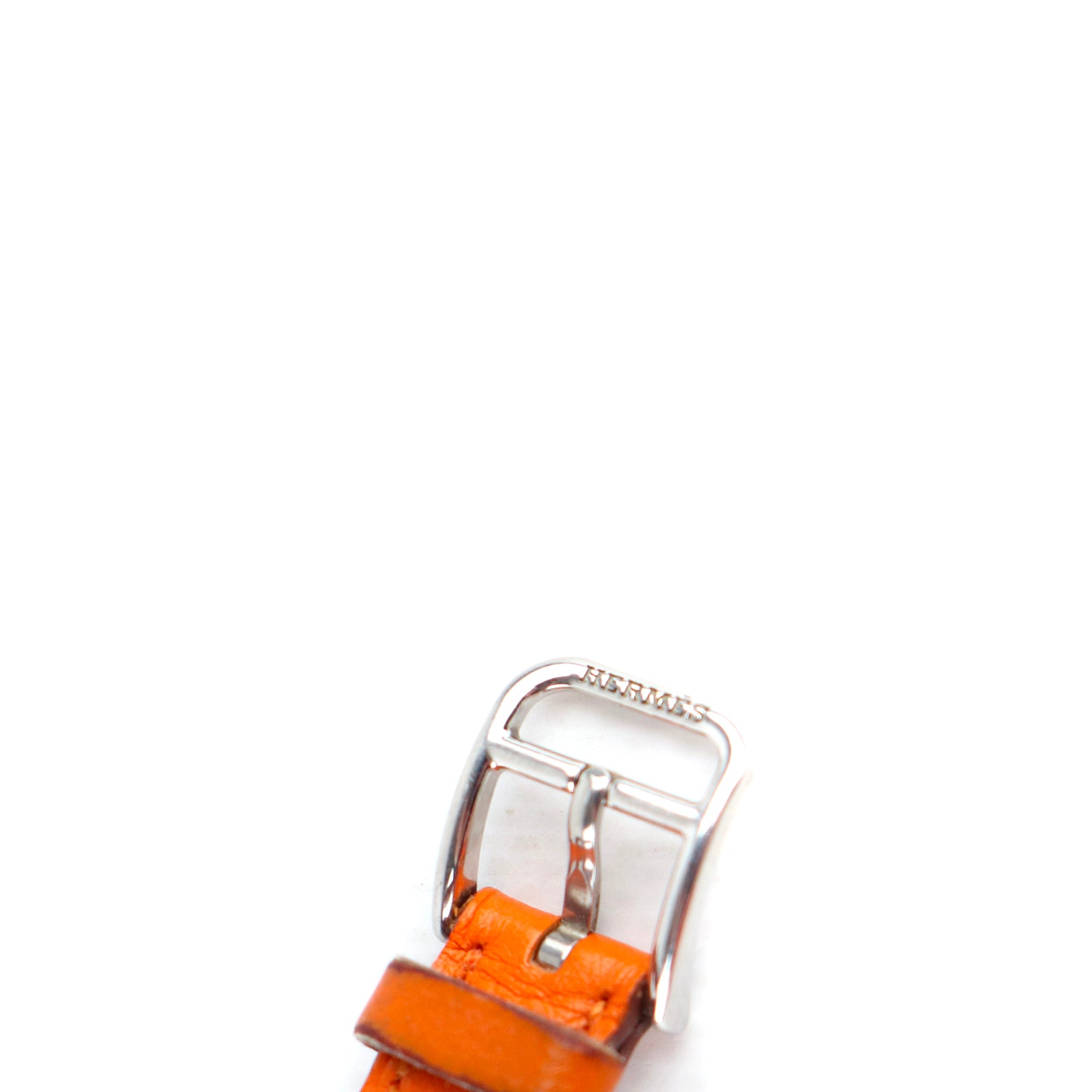 HERMÈS - Montre Cape Cod Petit Modèle 31 mm en cuir orange