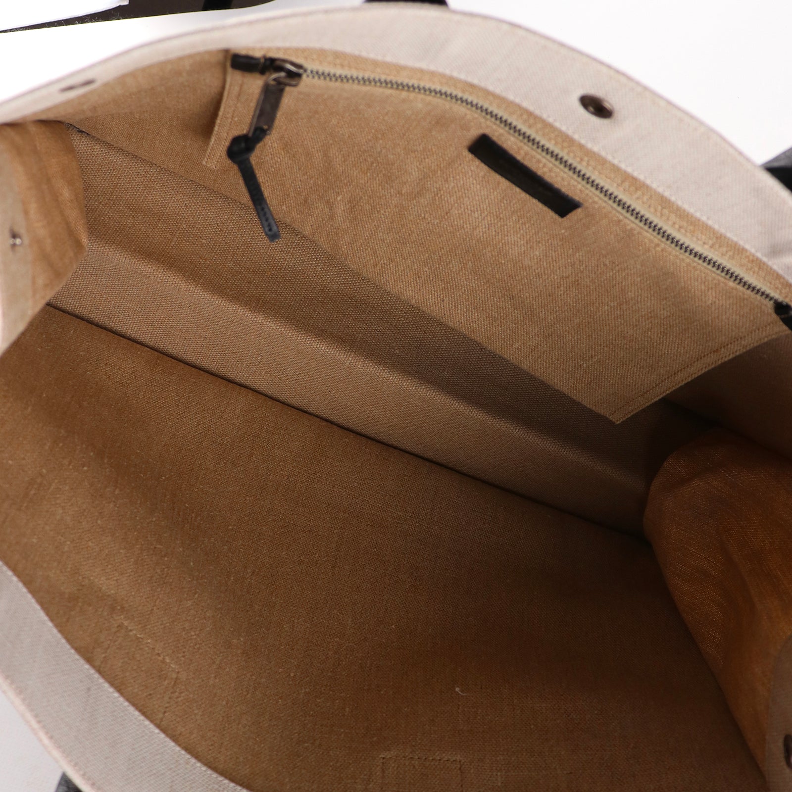 SAINT LAURENT - Sac cabas Rive Gauche en toile