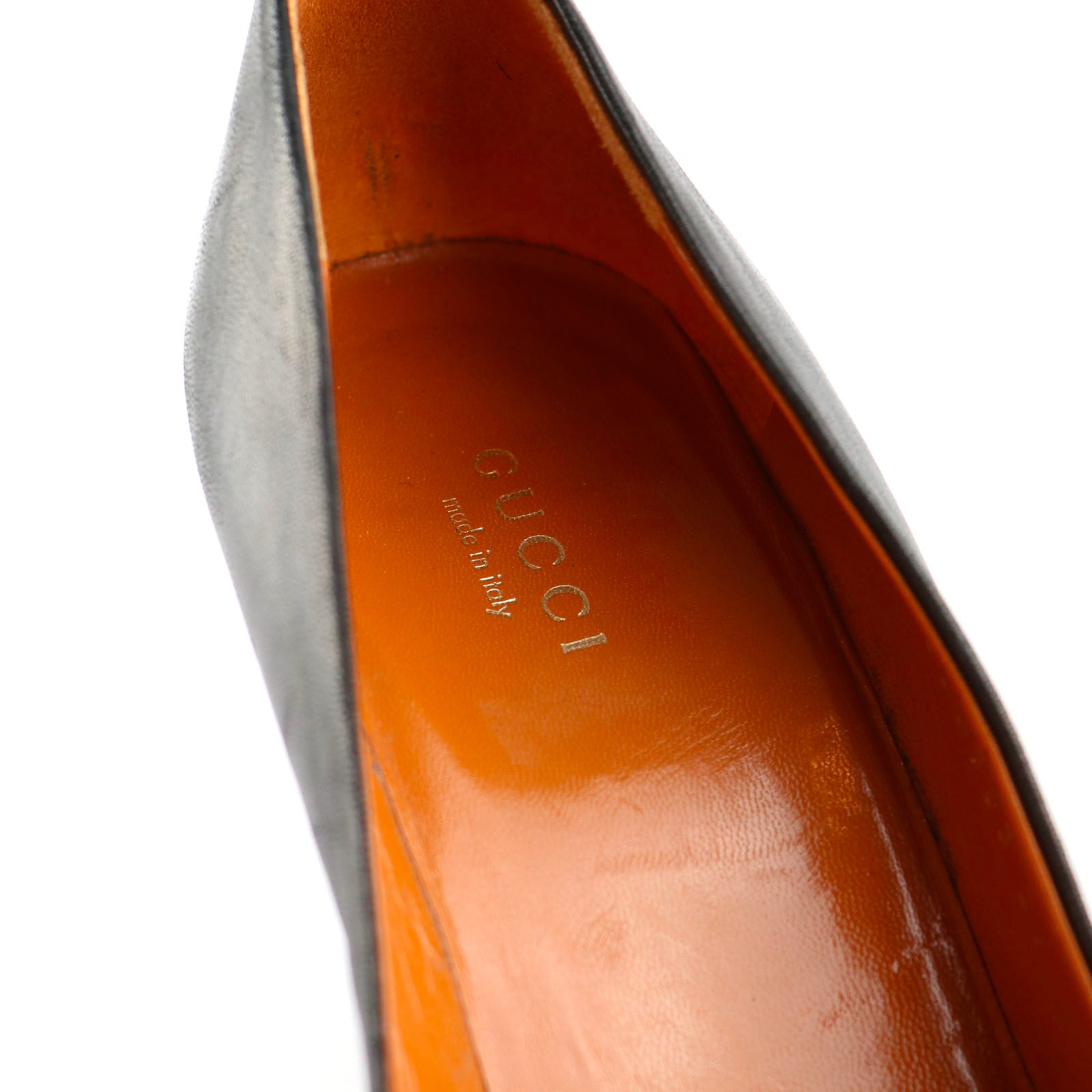 GUCCI - Escarpins en cuir noir (T37)