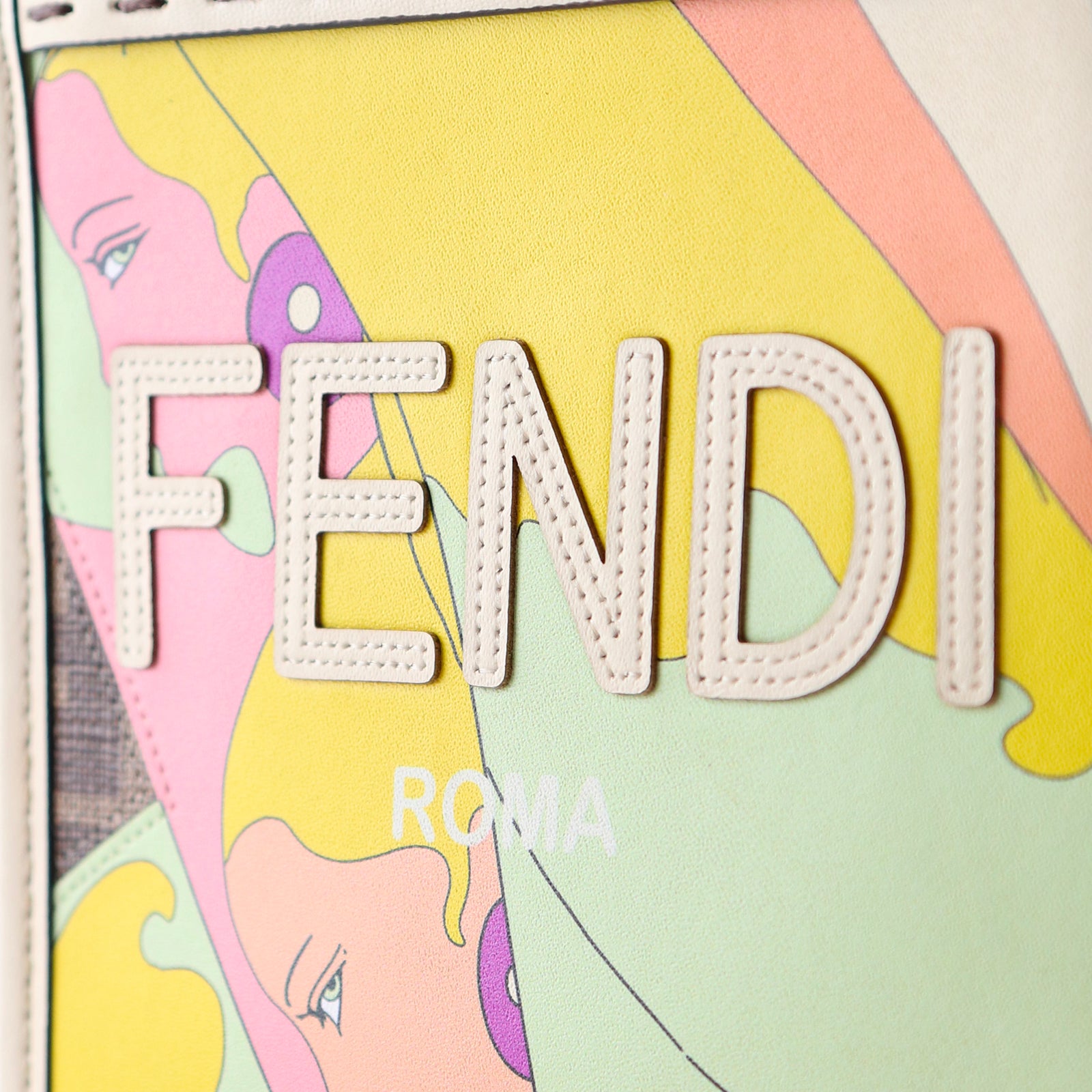 FENDI - Sac cabas plat Sunshine édition limitée Hairdo Girls