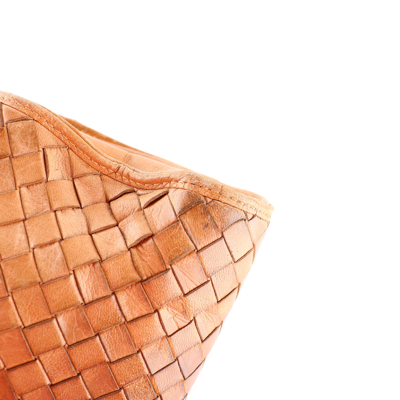 BOTTEGA VENETA - Vintage Intrecciato leather clutch