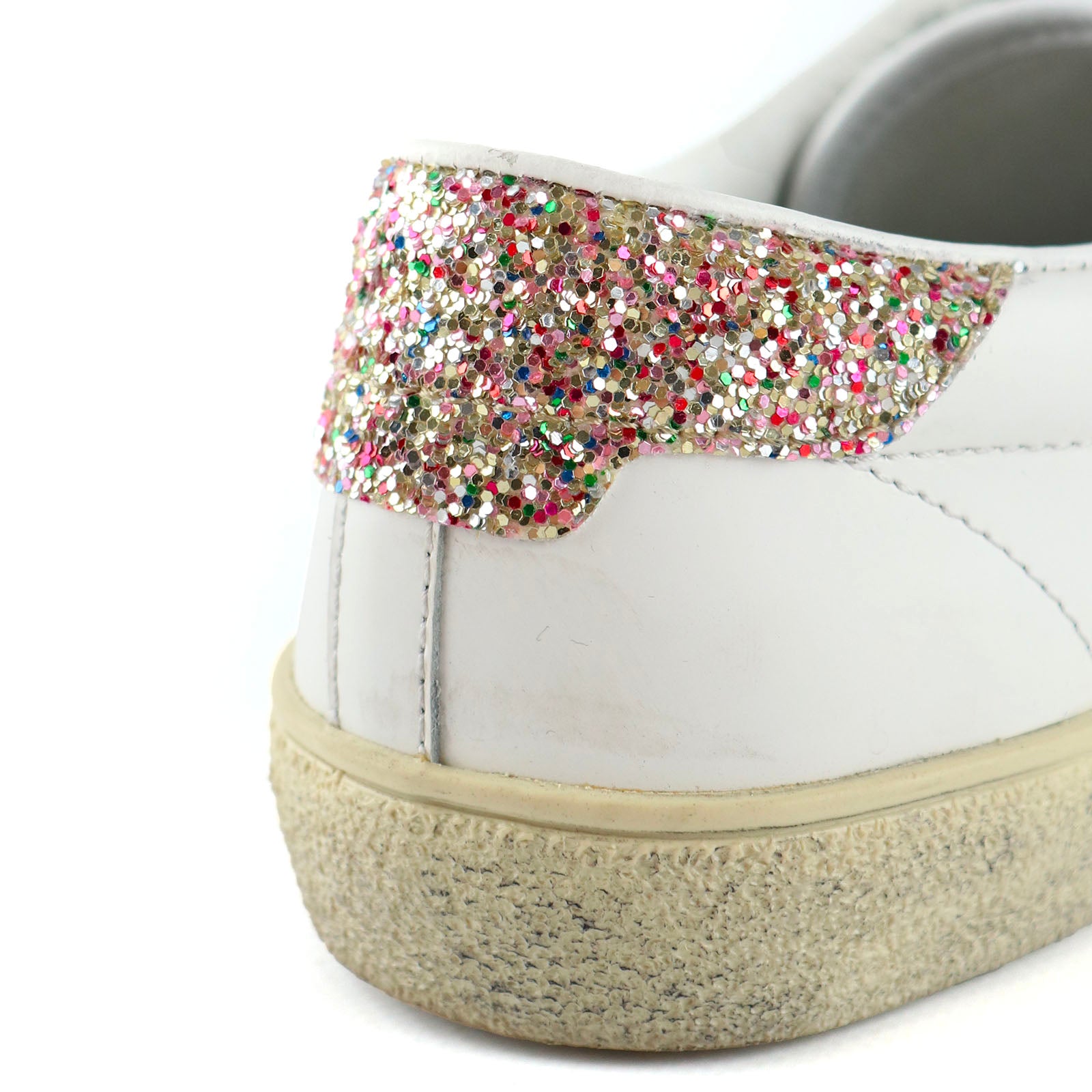 SAINT LAURENT - Court glitter sneakers (T40)