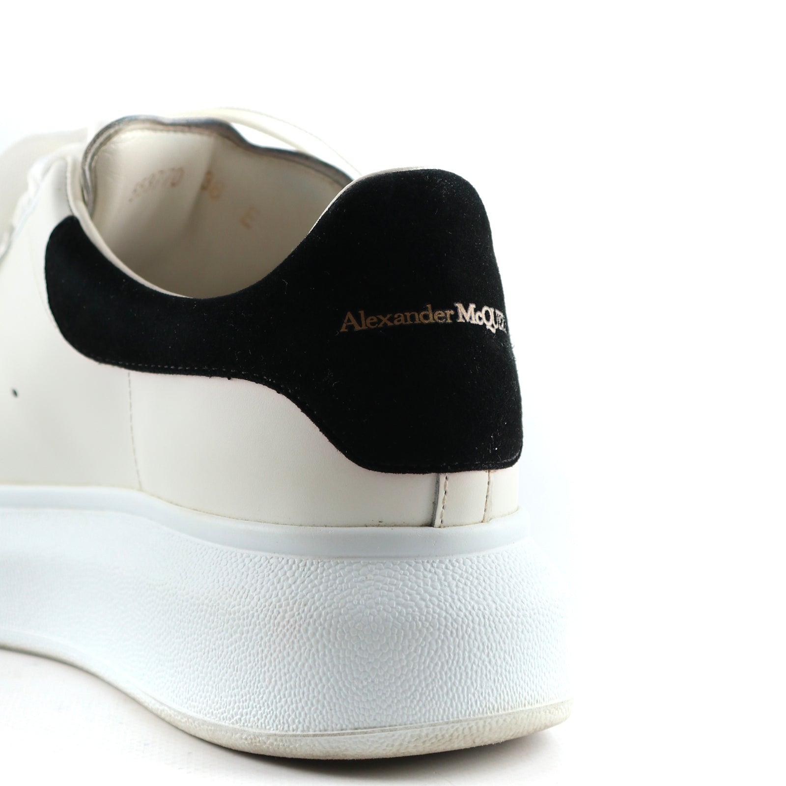 ALEXANDER MCQUEEN - Oversize sneakers in white leather (T36)