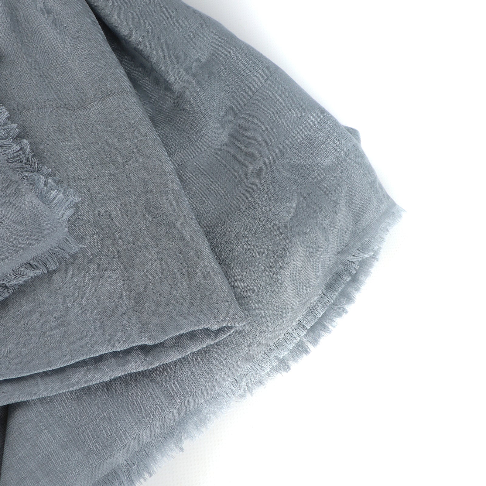 DIOR - Gray Dior Oblique Shawl