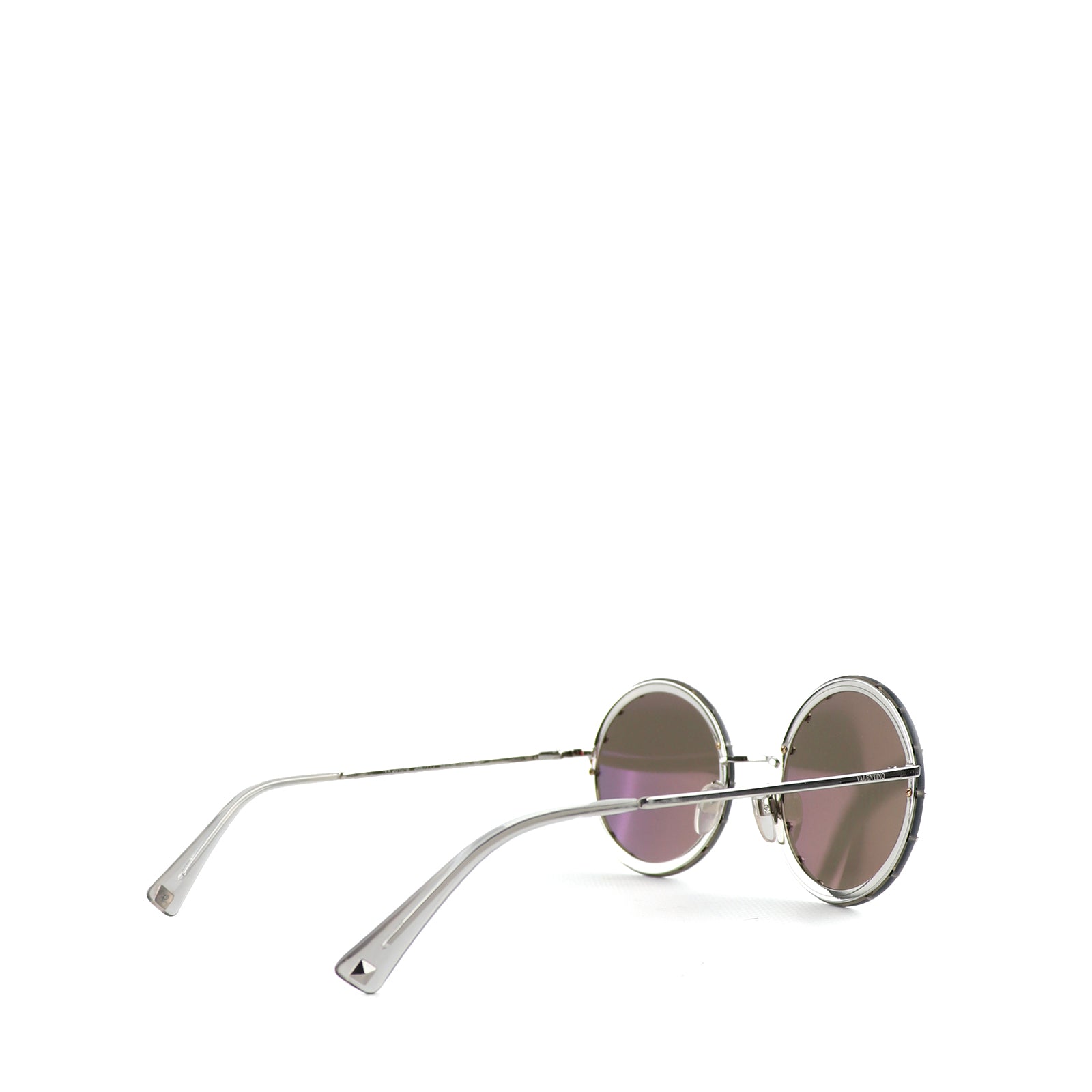 VALENTINO - Round sunglasses with rhinestones
