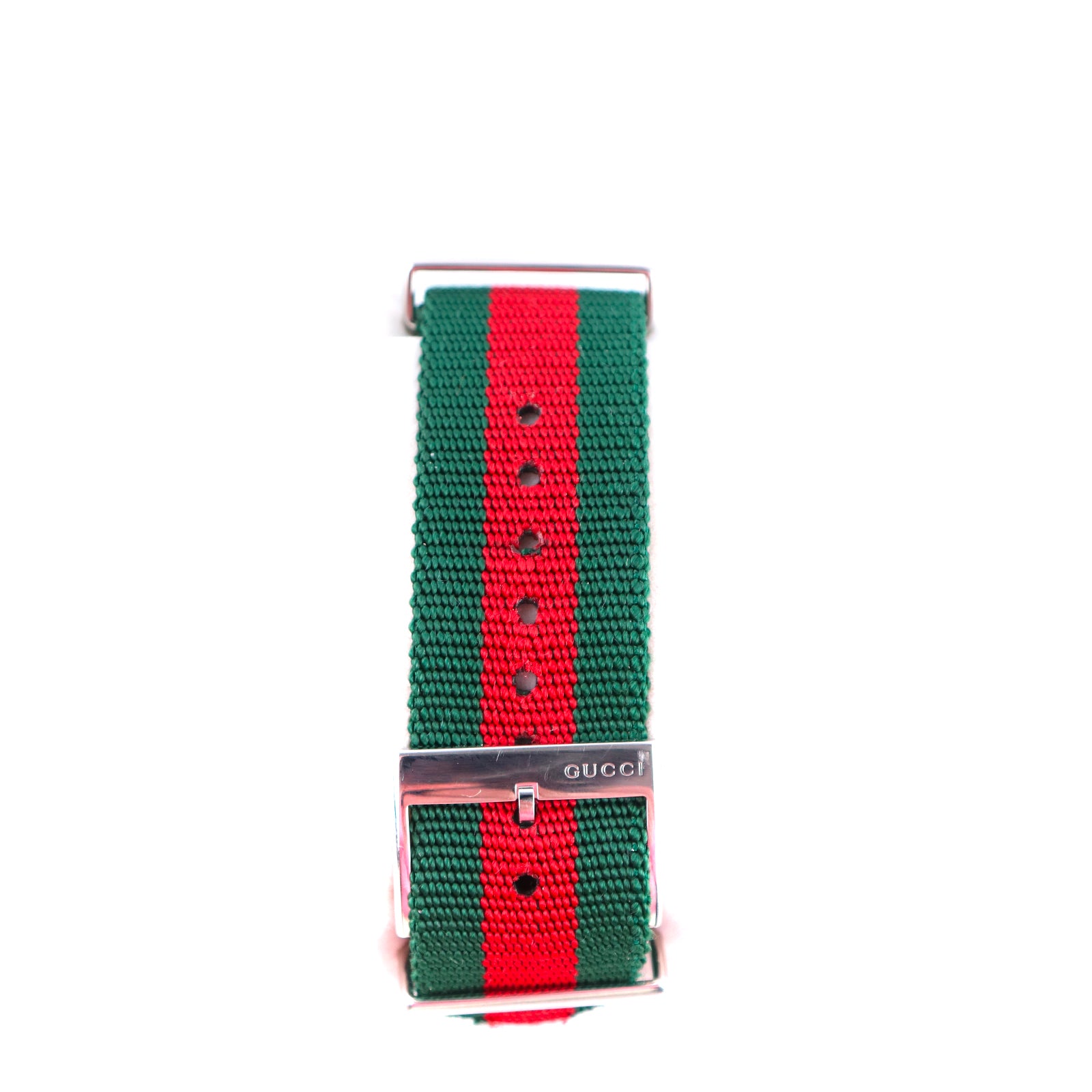 GUCCI - Dive 45mm watch in steel and web bracelet
