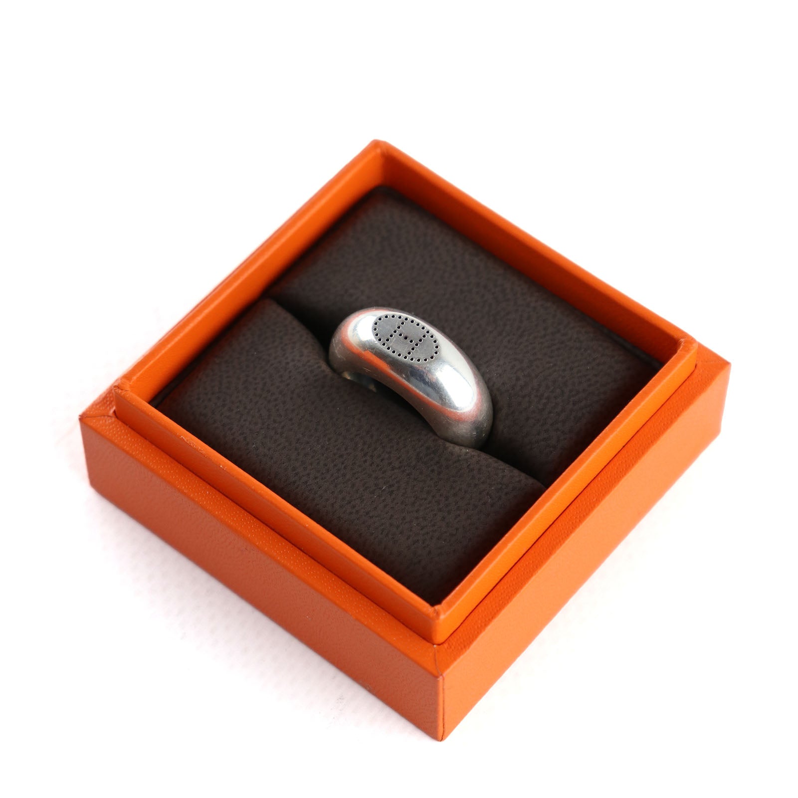 HERMÈS - Evelyne silver ring (T54)