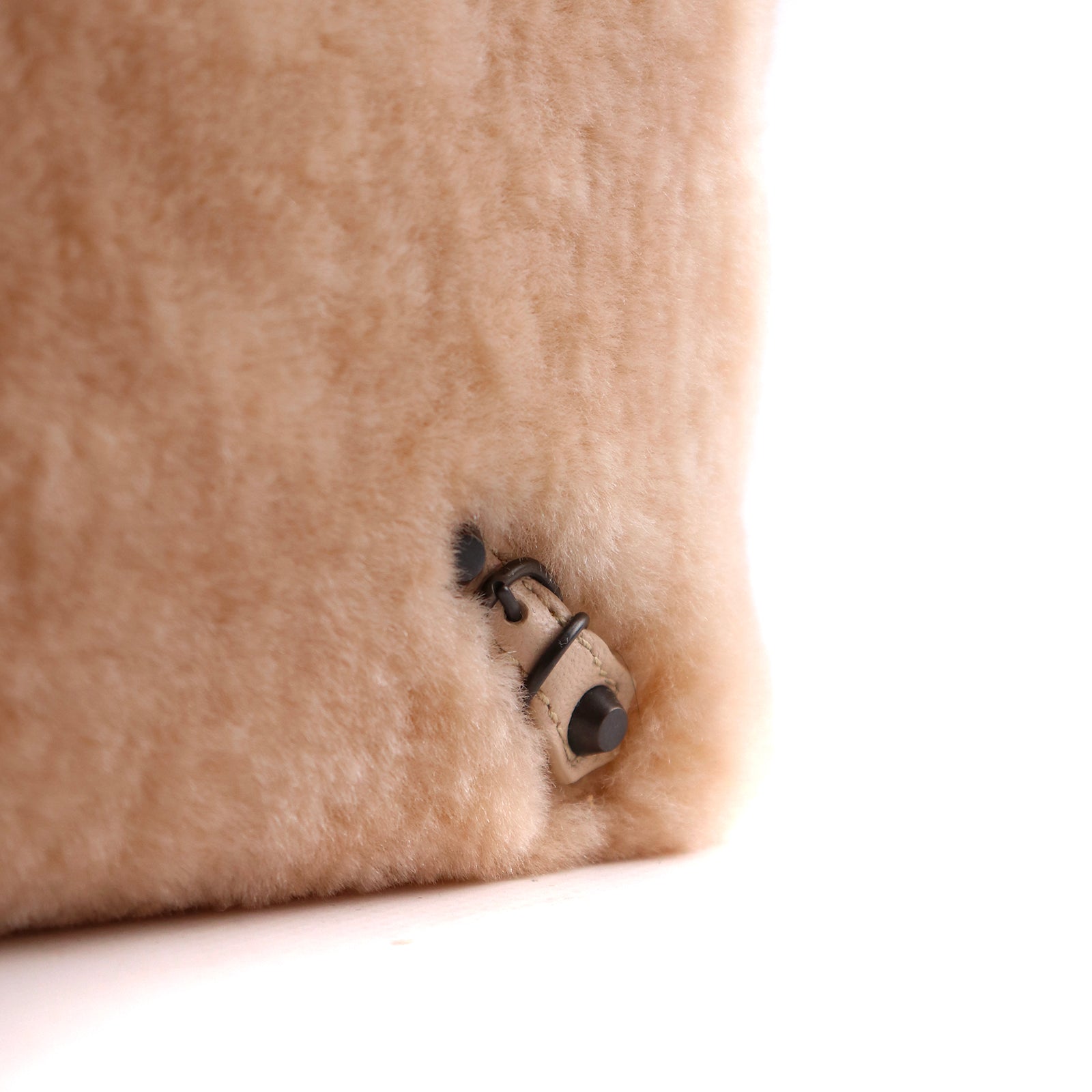 BALENCIAGA - Sac cabas avec bandoulière Papier A4 Cartable en mouton beige