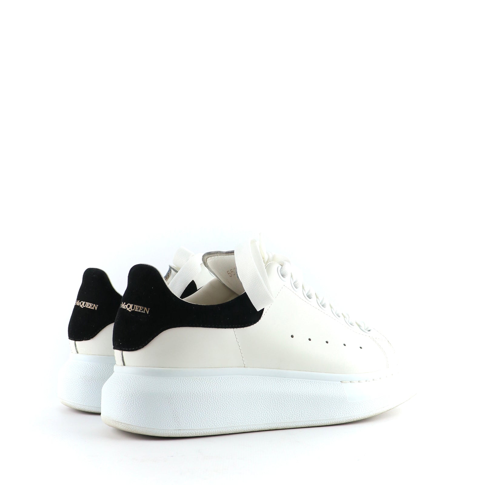 ALEXANDER MCQUEEN - Oversize sneakers in white leather (T36)