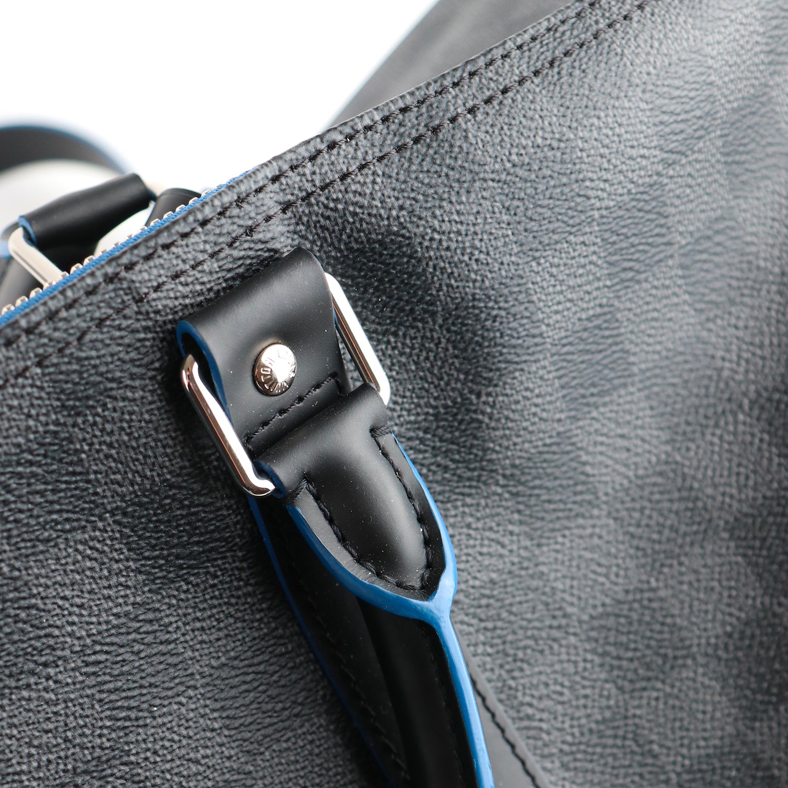 LOUIS VUITTON - Sac de voyage Keepall 45 en toile damier graphite édition limitée