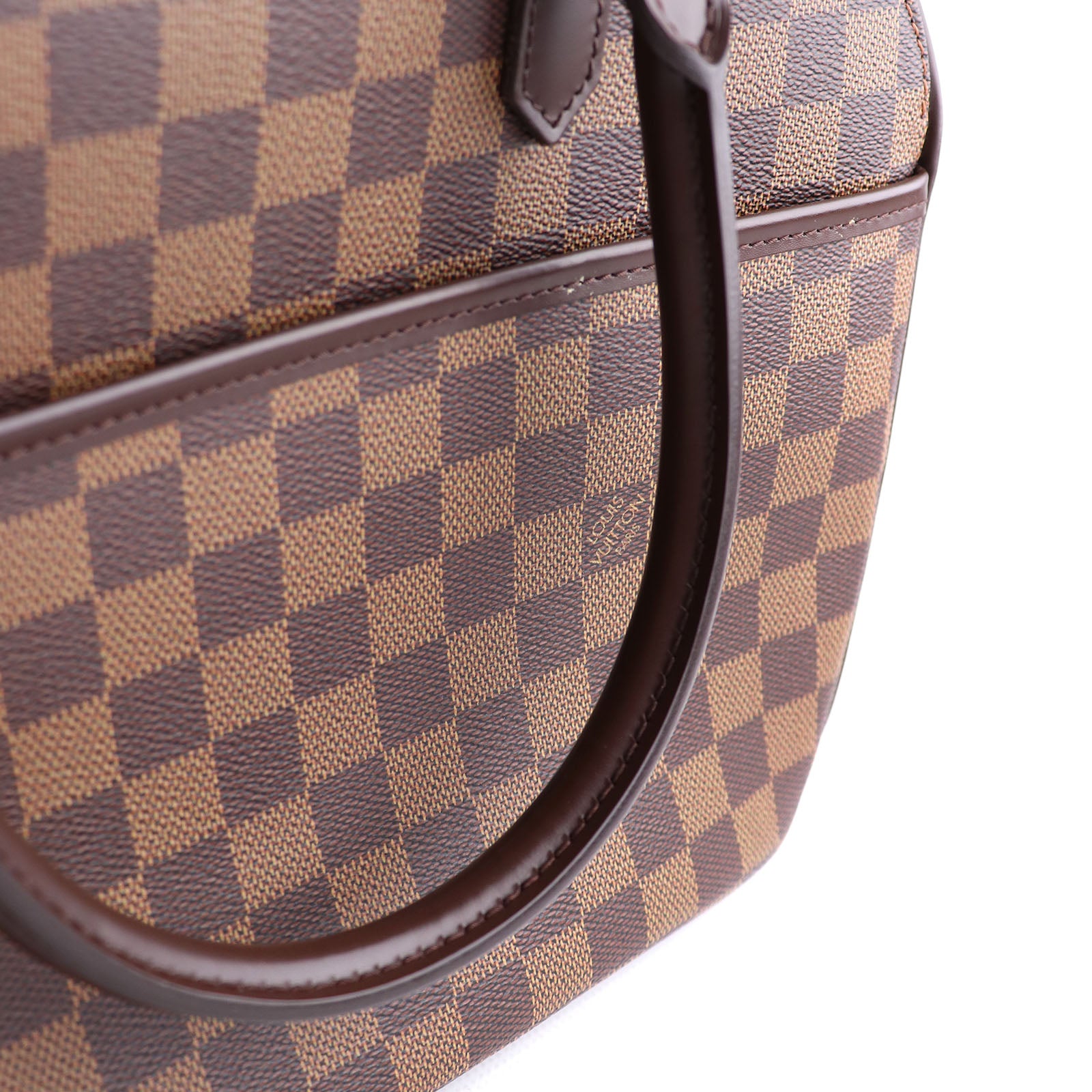 LOUIS VUITTON - Sac à main Sarria en toile damier ébène