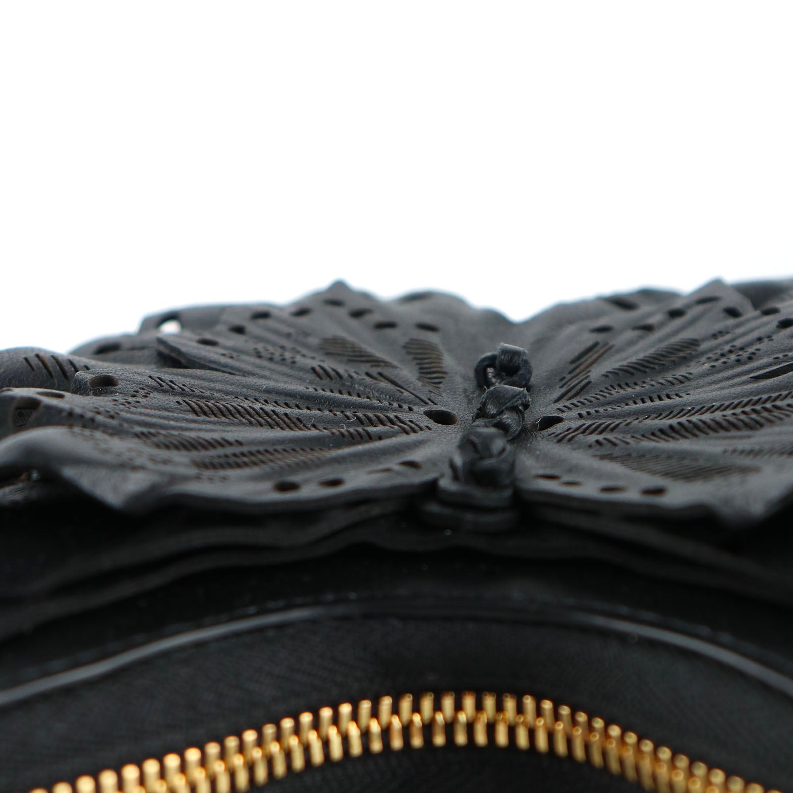 DIOR - Pochette en cuir Papillon Caro