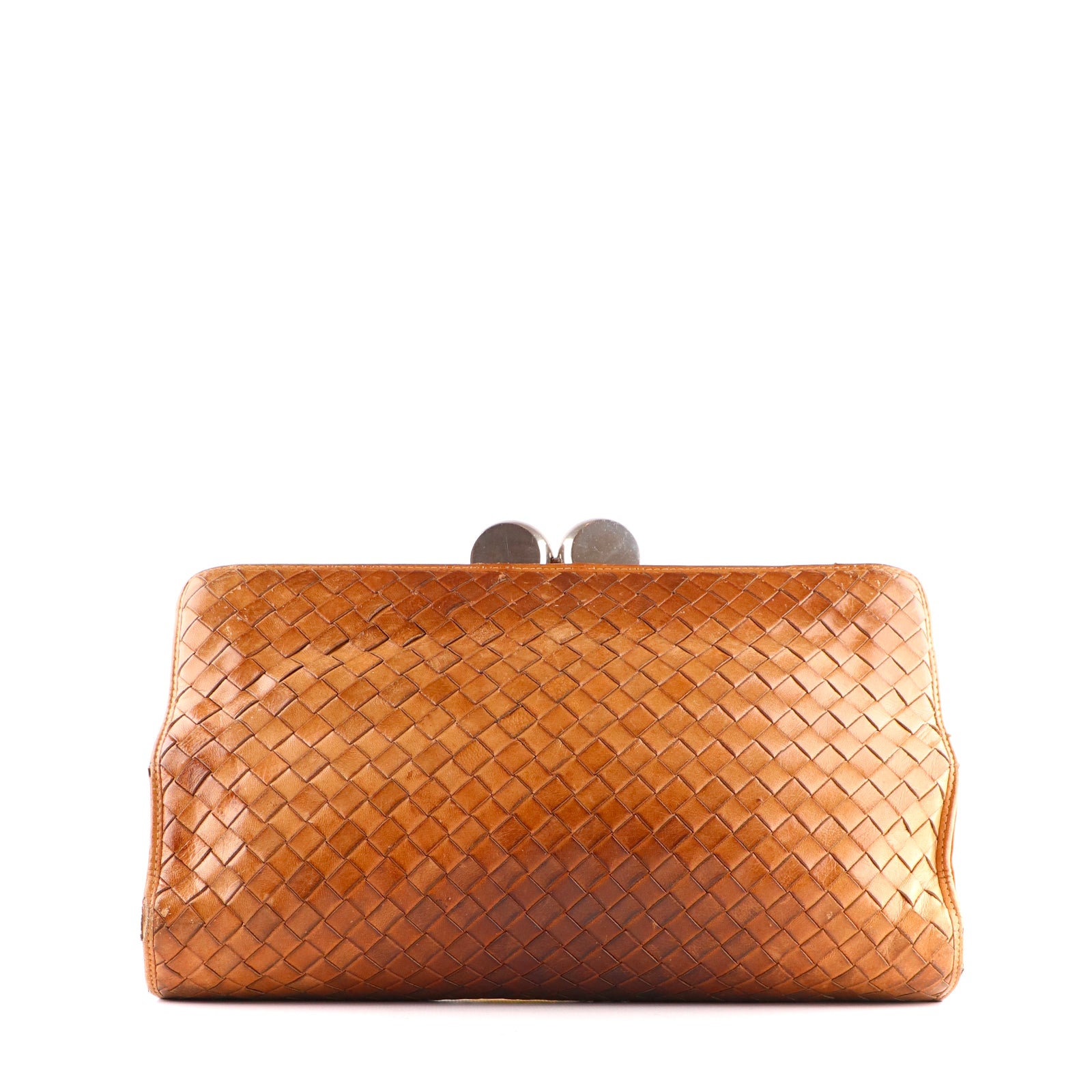 BOTTEGA VENETA - Vintage Intrecciato leather clutch