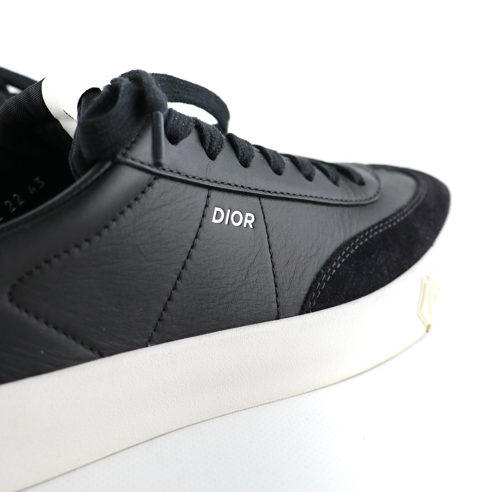 DIOR - Sneakers B101 en cuir noir (T43)