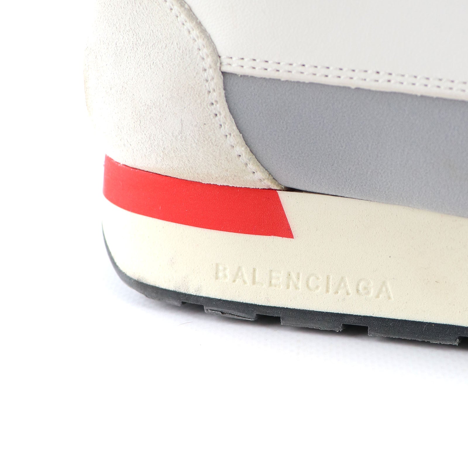 BALENCIAGA - Sneakers Race en cuir et daim (T42)