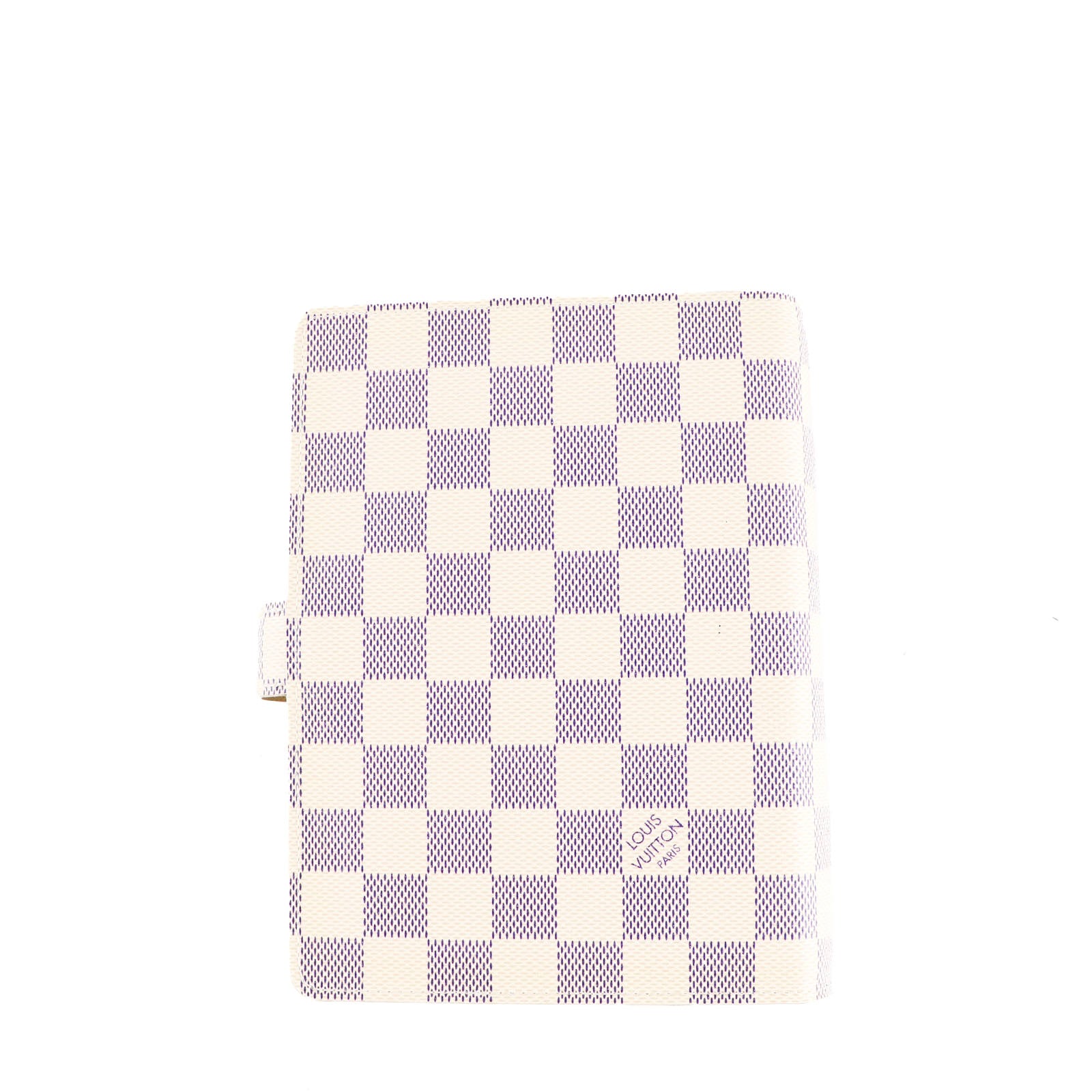 LOUIS VUITTON - Couverture agenda MM en toile damier azur