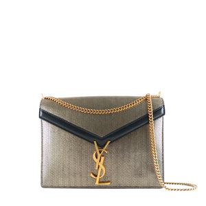 SAINT LAURENT - Sac à bandoulière Cassandre en cuir