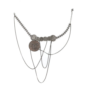CHANEL - Long necklace Collector coins