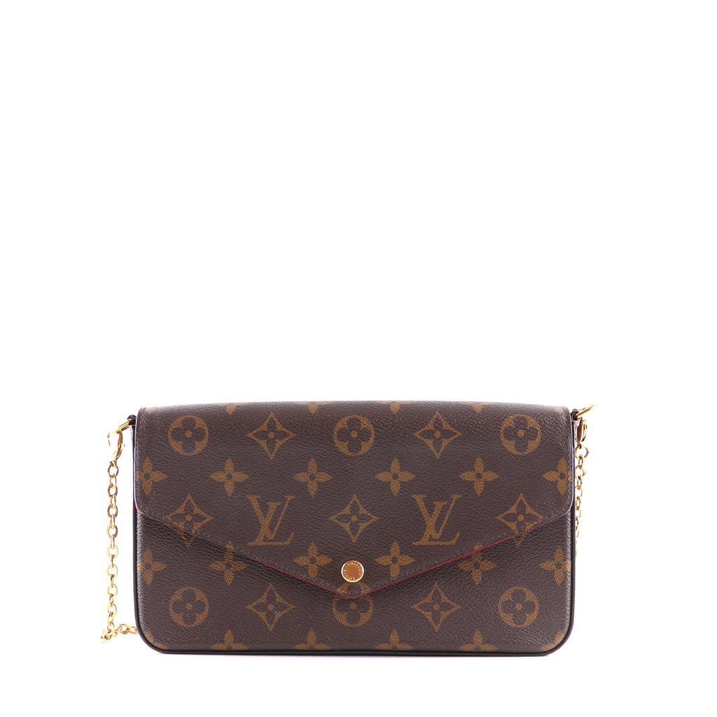 pochette celine trousse en toile triomphe monogramme