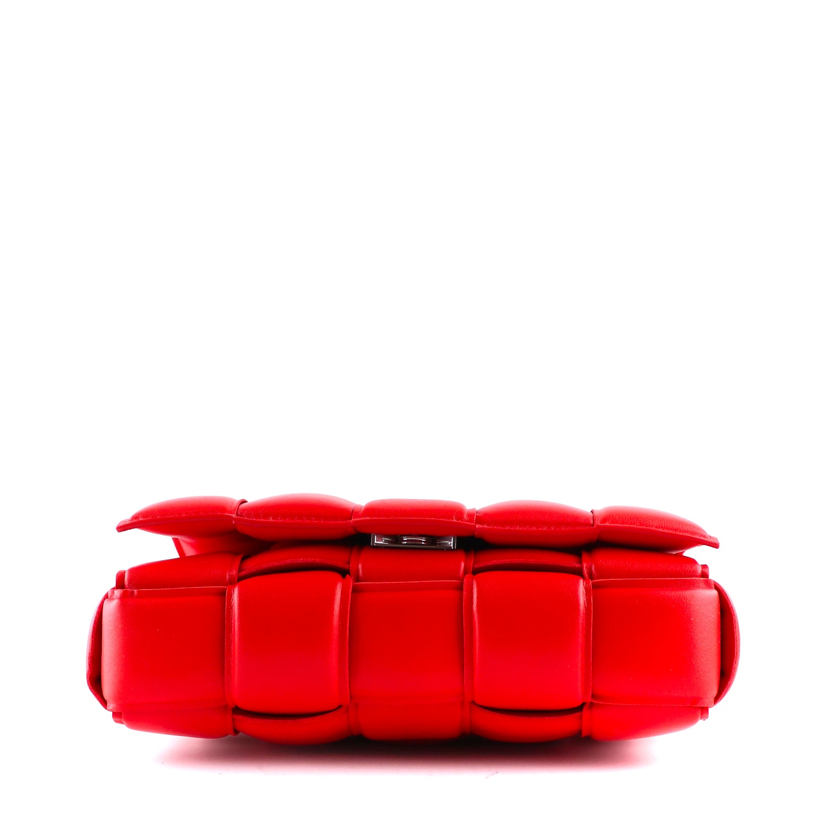 BOTTEGA VENETA - Sac à bandoulière Chain Cassette en cuir rouge