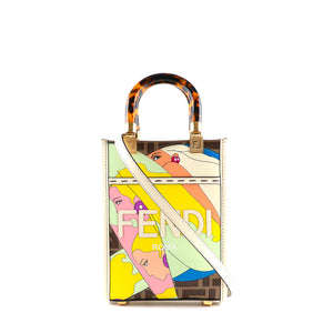 FENDI - Sac cabas plat Sunshine édition limitée Hairdo Girls