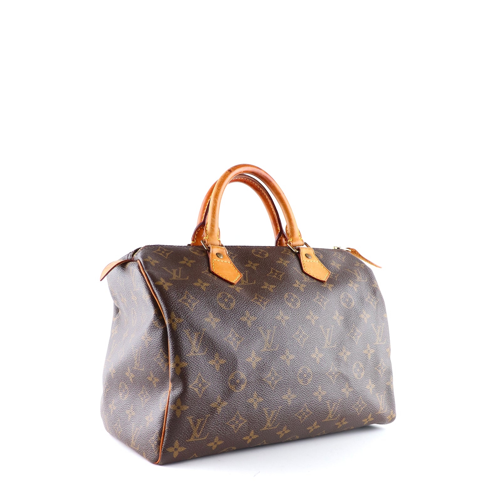 LOUIS VUITTON - Sac à main Speedy 30 en toile monogramme