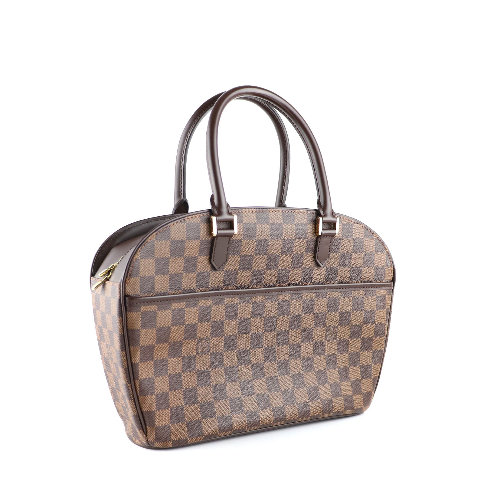 LOUIS VUITTON - Sac à main Sarria en toile damier ébène