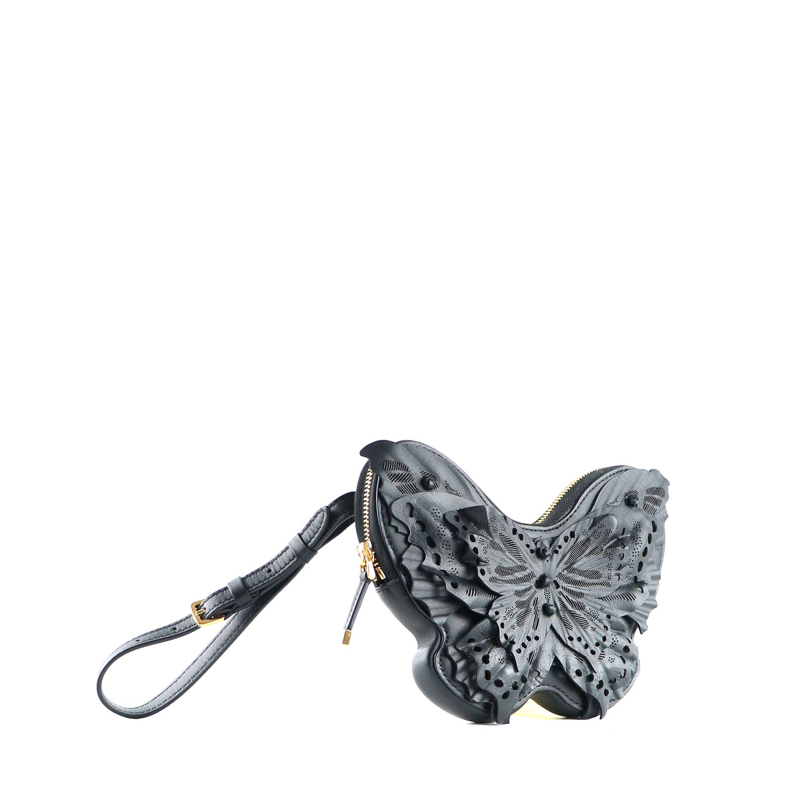 DIOR - Pochette en cuir Papillon Caro