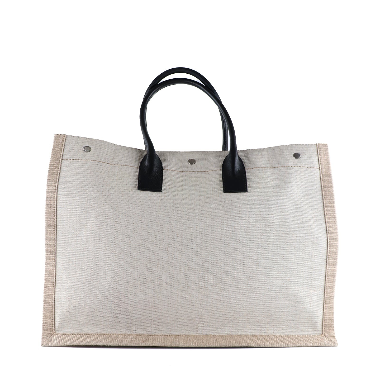 SAINT LAURENT - Sac cabas Rive Gauche en toile