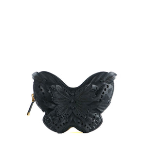 DIOR - Papillon Caro leather clutch