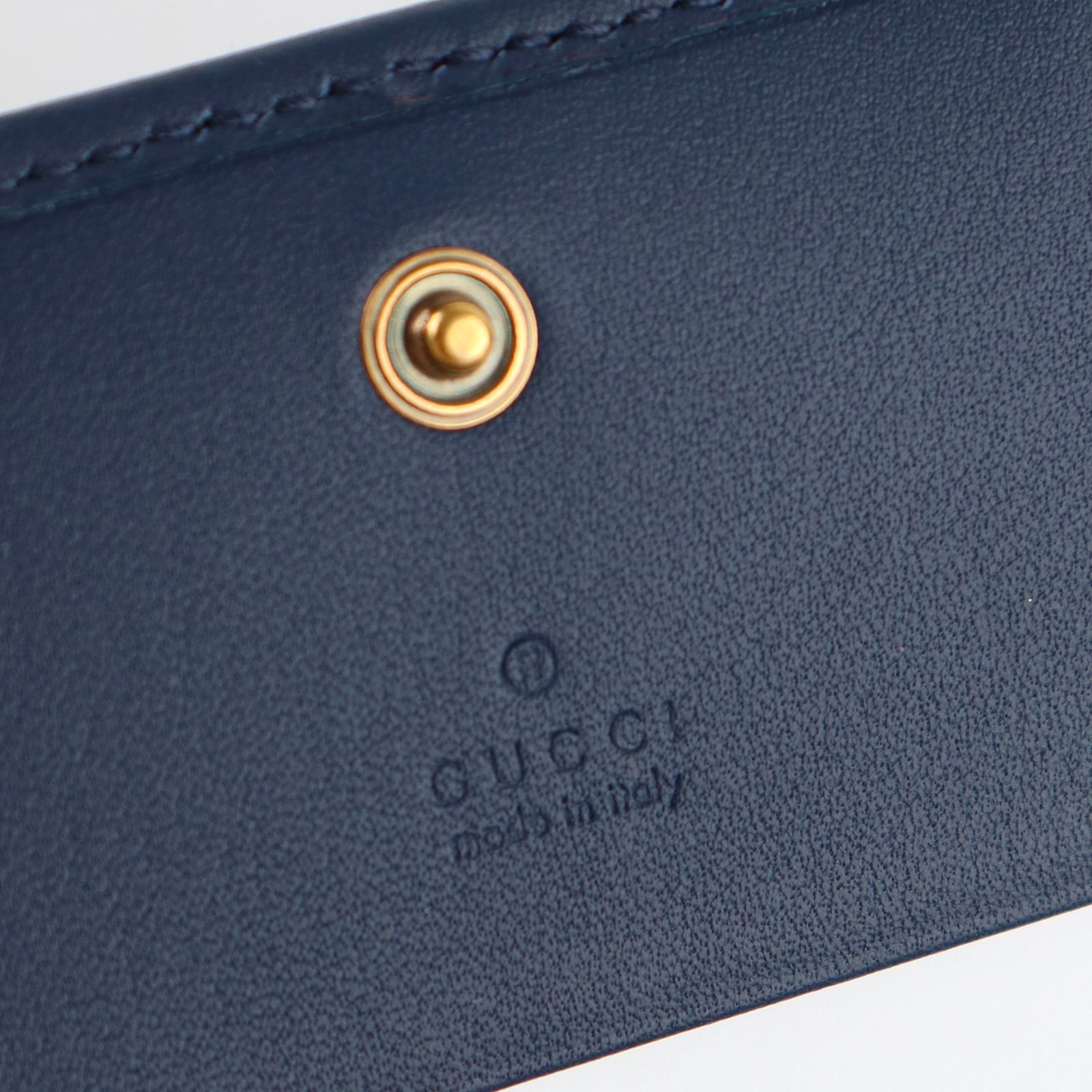 GUCCI - Portefeuille GG Marmont en denim