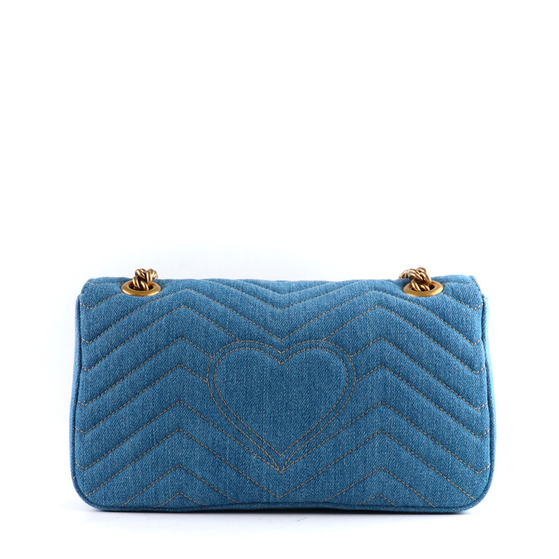 Sacs Gucci Marmont Bleu d'occasion