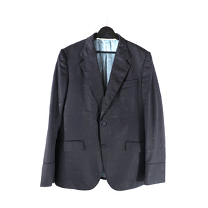 GUCCI - Black suit jacket with bee pattern (T54)