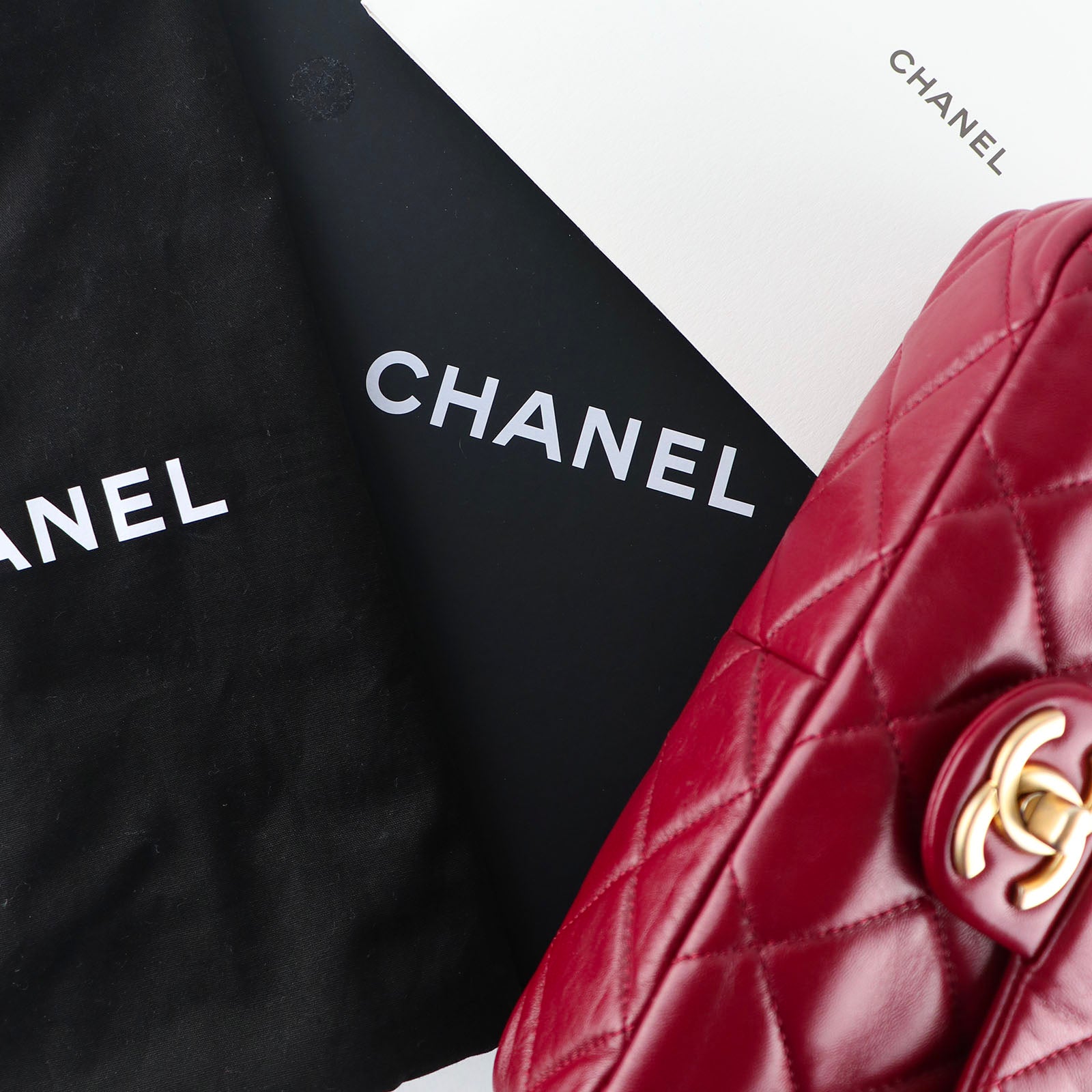 CHANEL - Sac à main Timeless édition limitée bourgogne