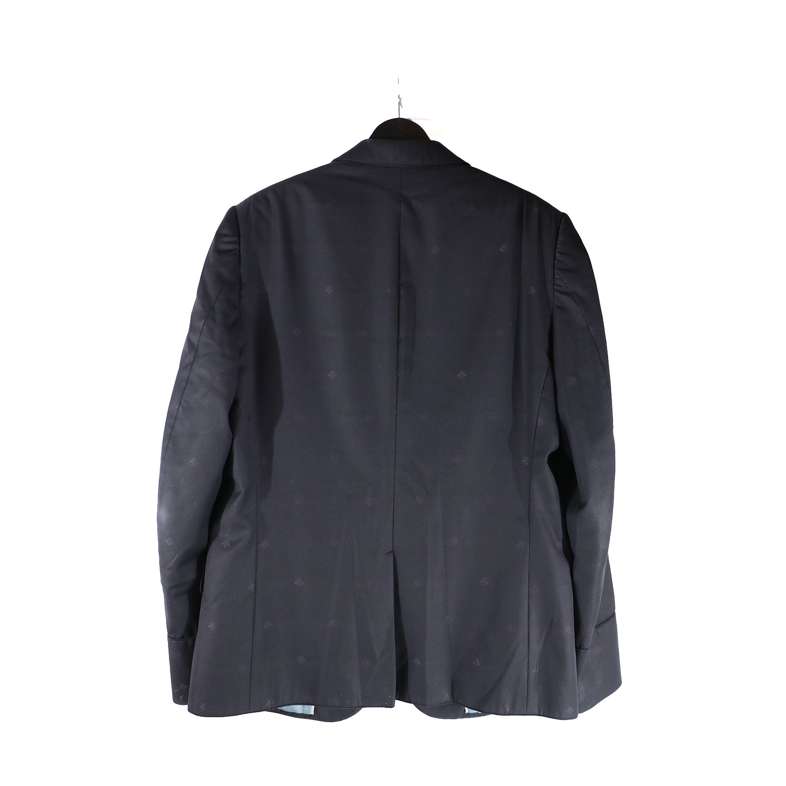 GUCCI - Veste de costume noire avec motif abeilles (T54)