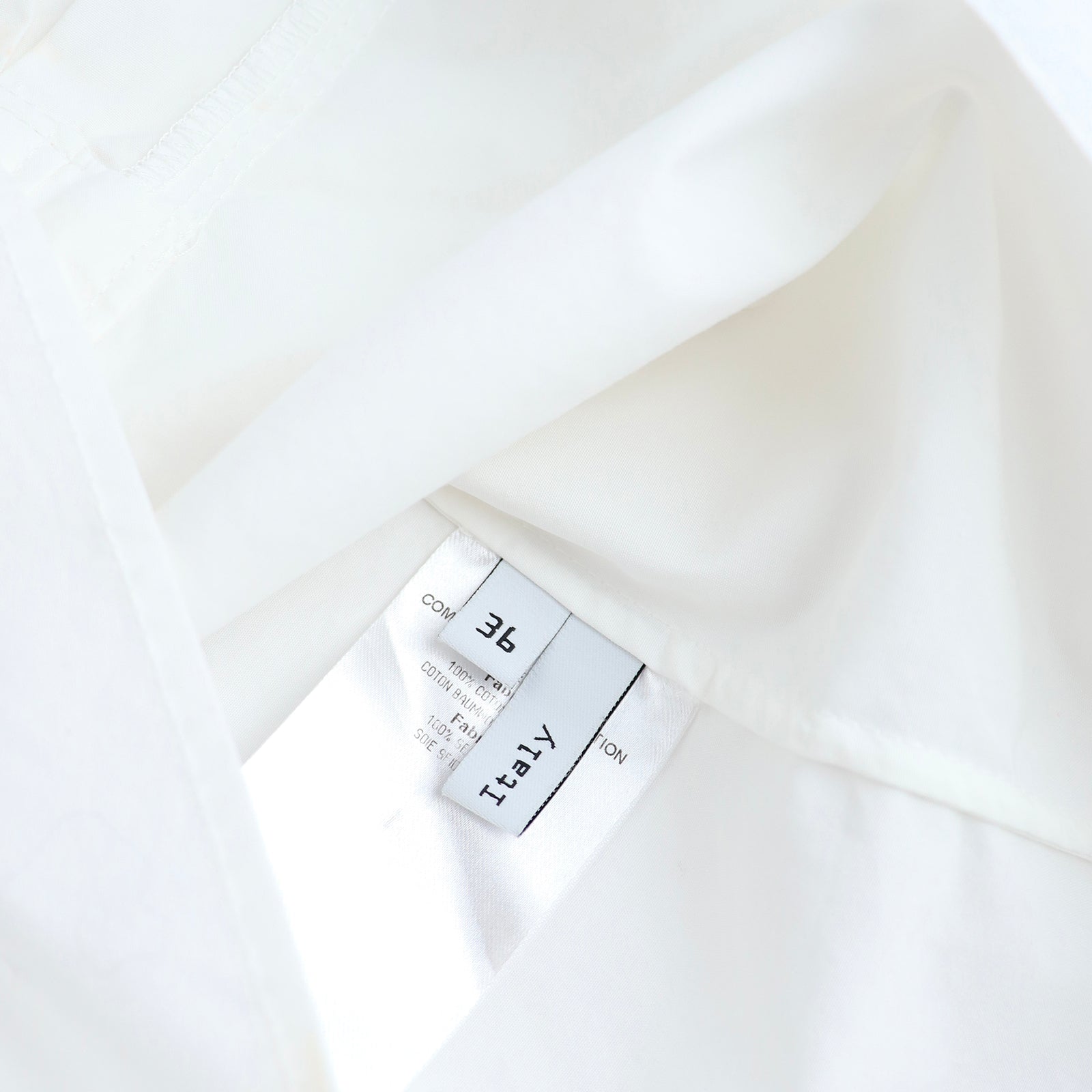 BALENCIAGA - Top avec noeud en coton (T36)