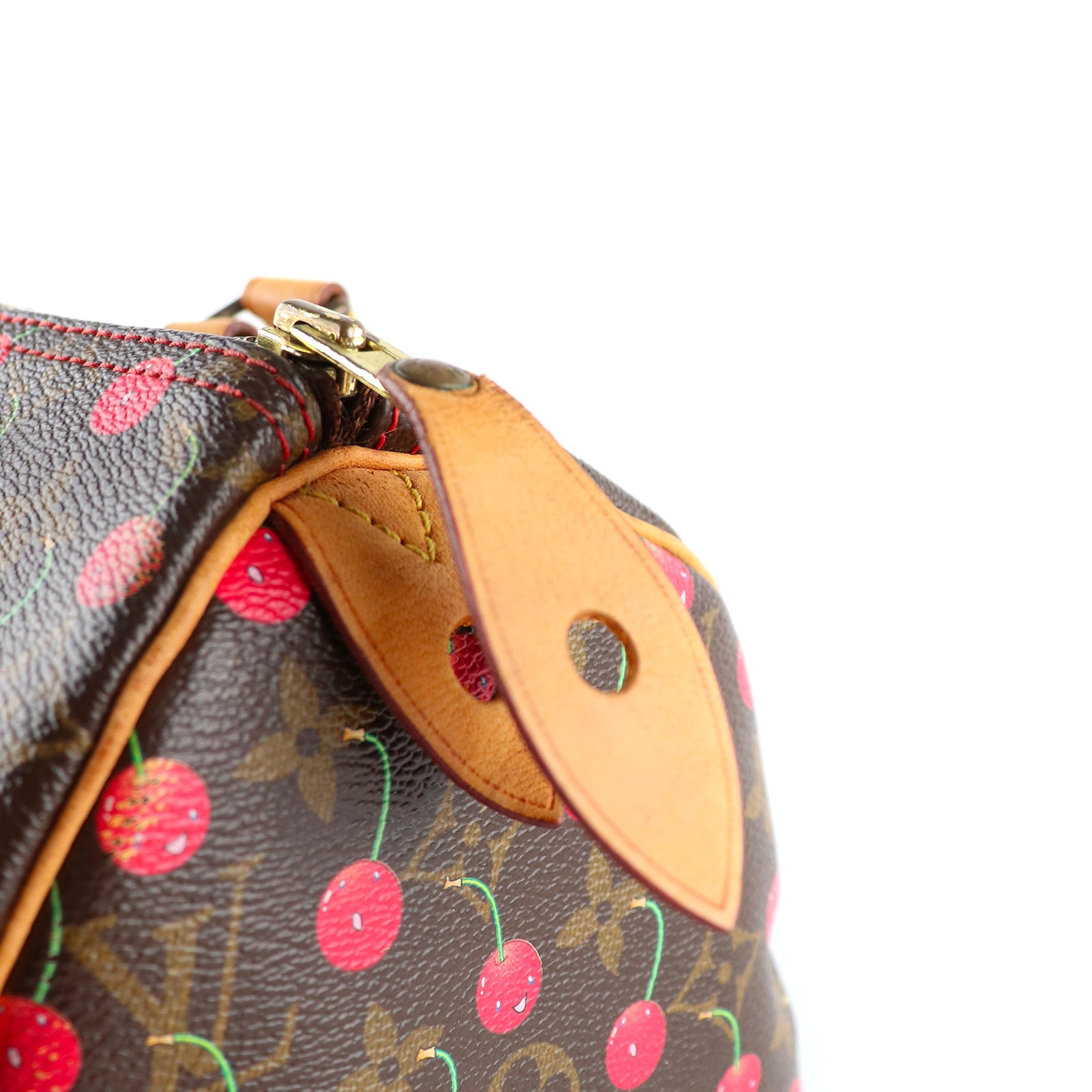 LOUIS VUITTON - Sac à main Speedy 25 en toile monogramme Murakami Cerises