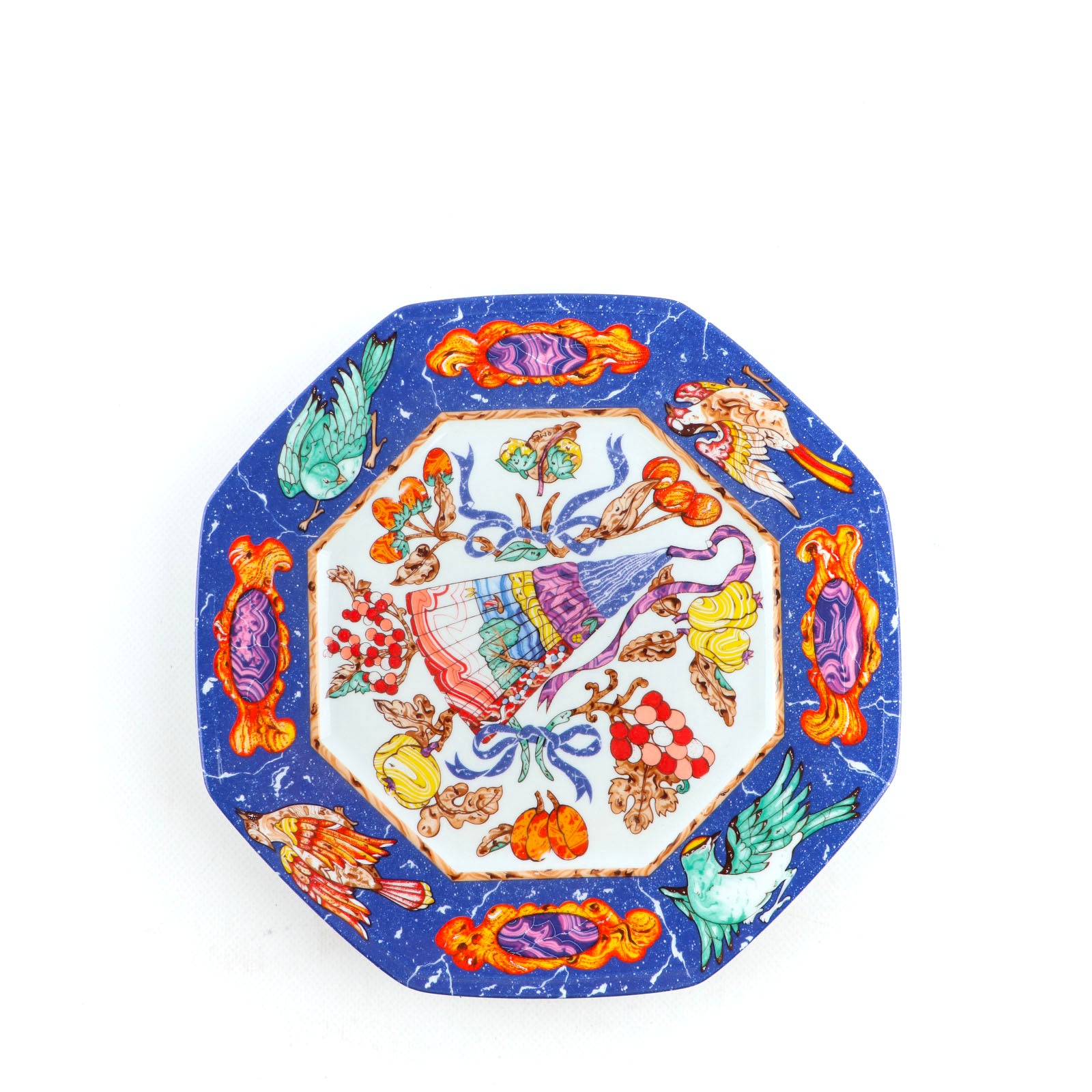 HERMÈS - Assiette Marqueterie de Pierres d'Orient et d'Occident