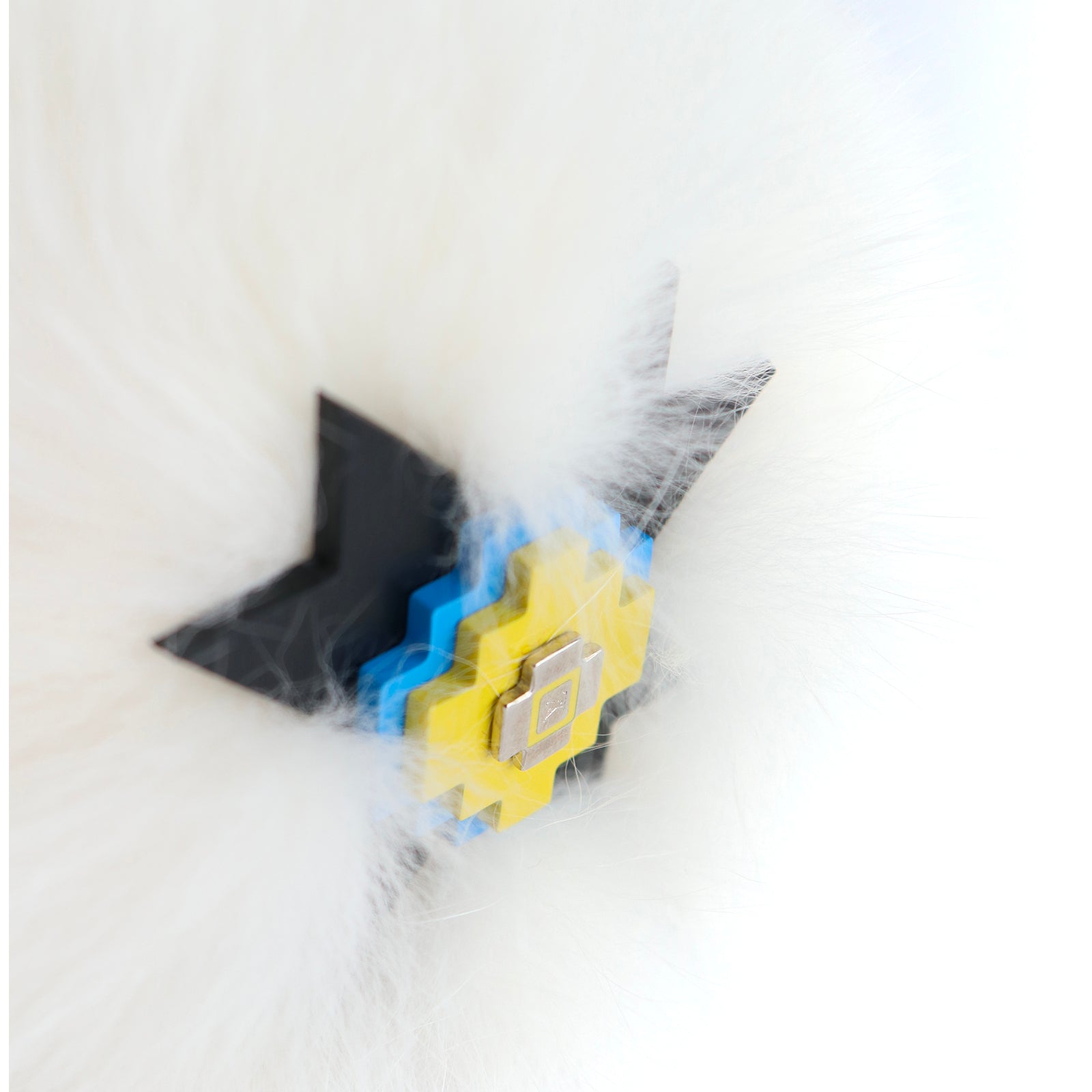 LOUIS VUITTON - Leather and fur bag jewelry