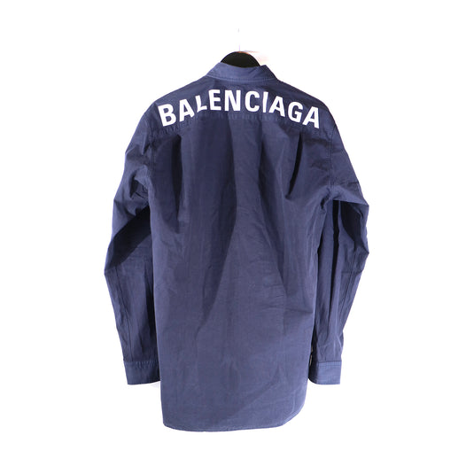 BALENCIAGA - Chemise oversize avec logo (T36)