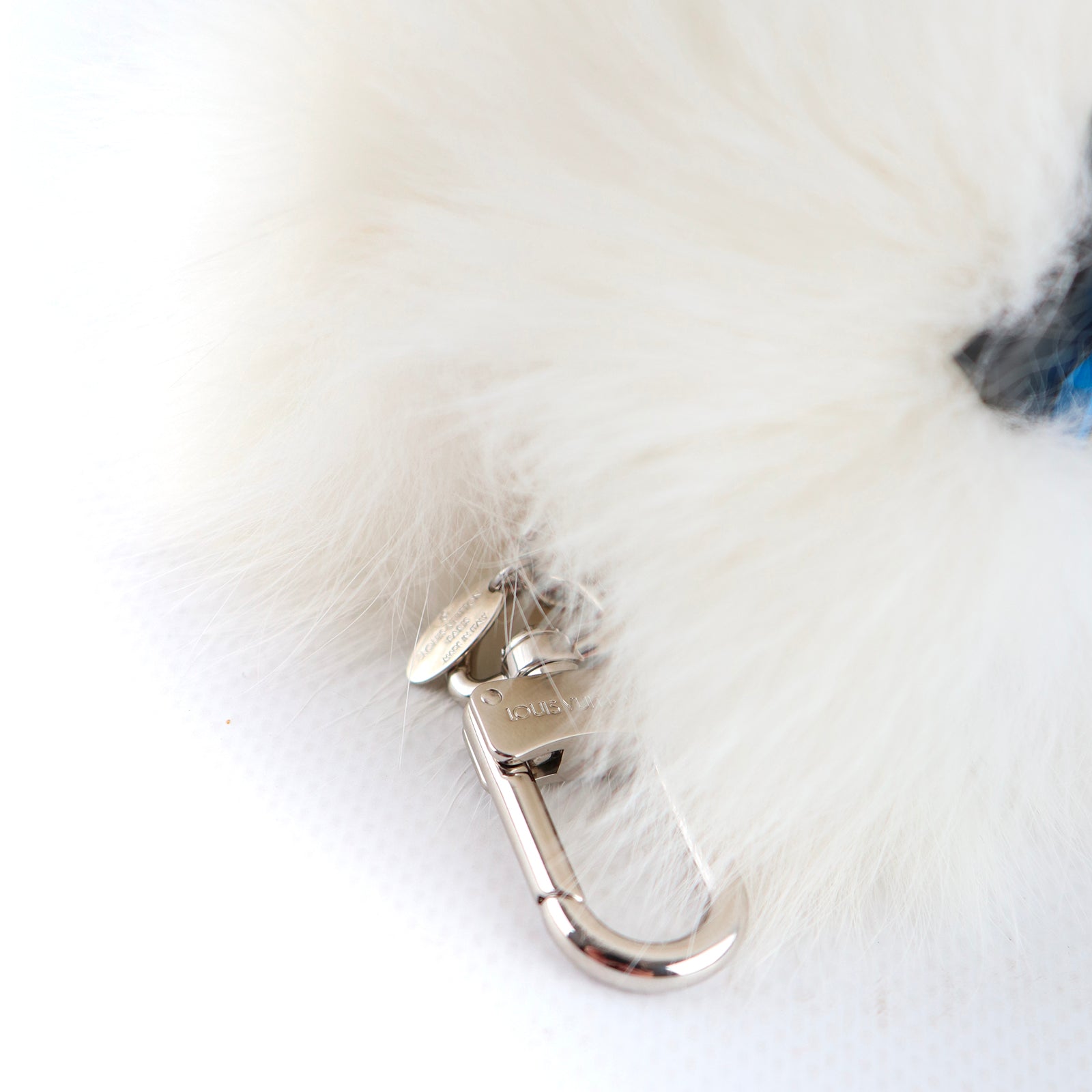 LOUIS VUITTON - Leather and fur bag jewelry
