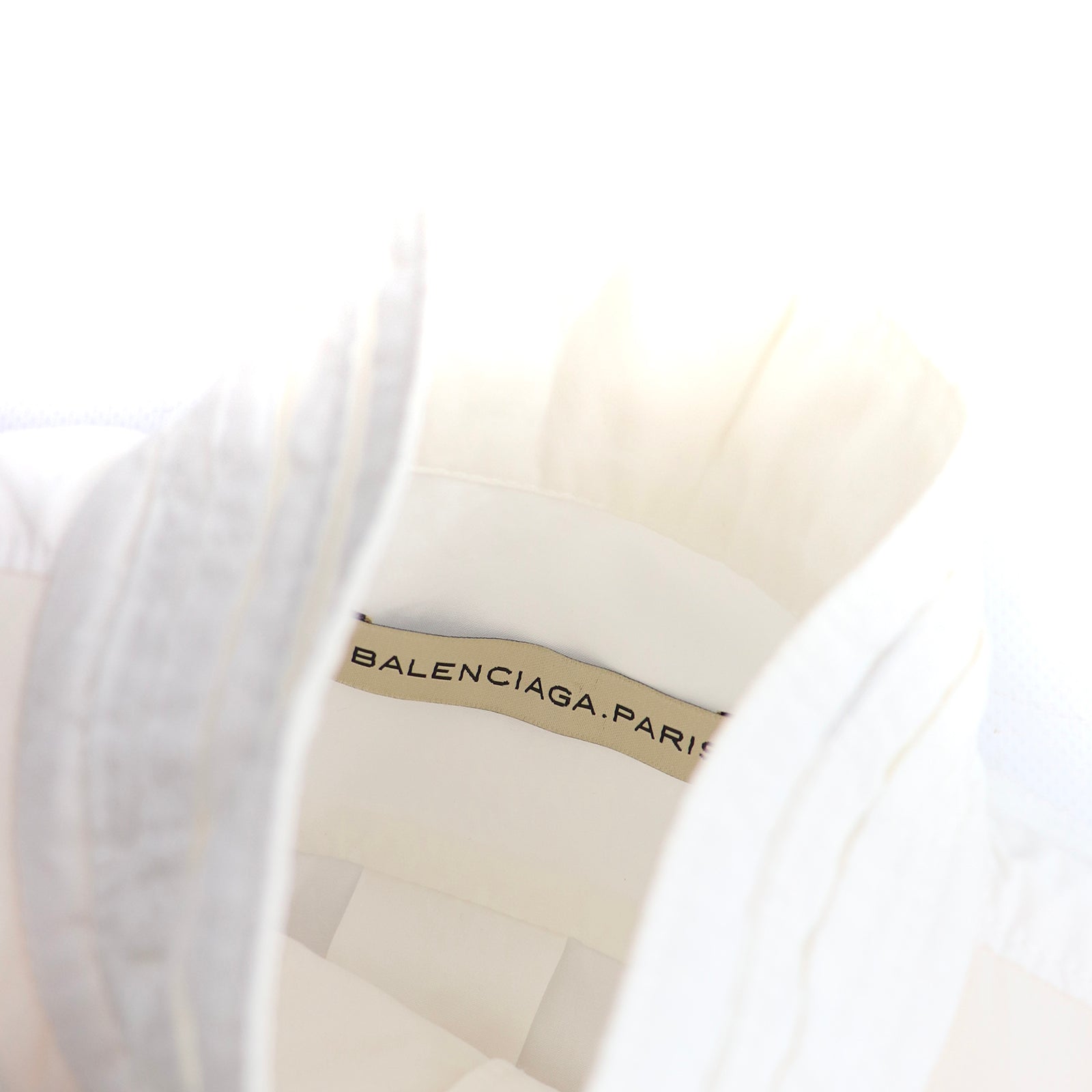 BALENCIAGA - Top avec noeud en coton (T36)