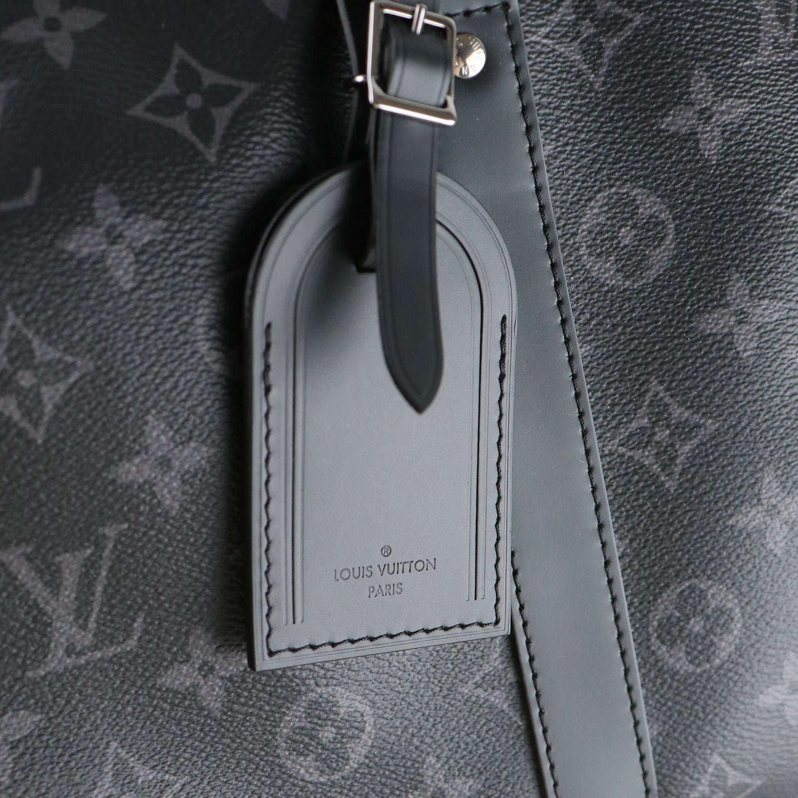LOUIS VUITTON - Sac de voyage Keepall 55 en toile Monogram Eclipse