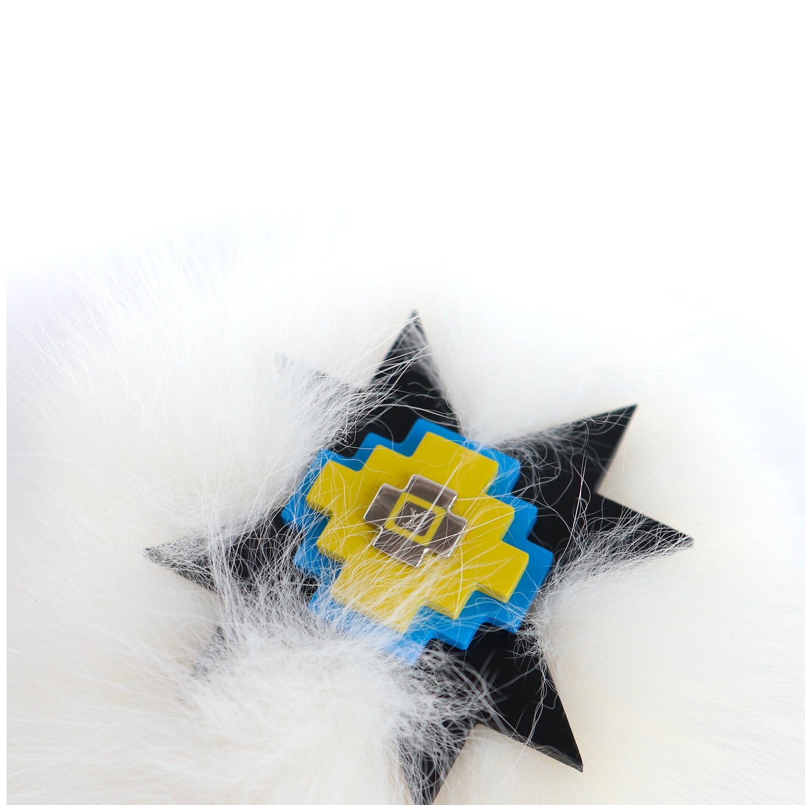 LOUIS VUITTON - Leather and fur bag jewelry