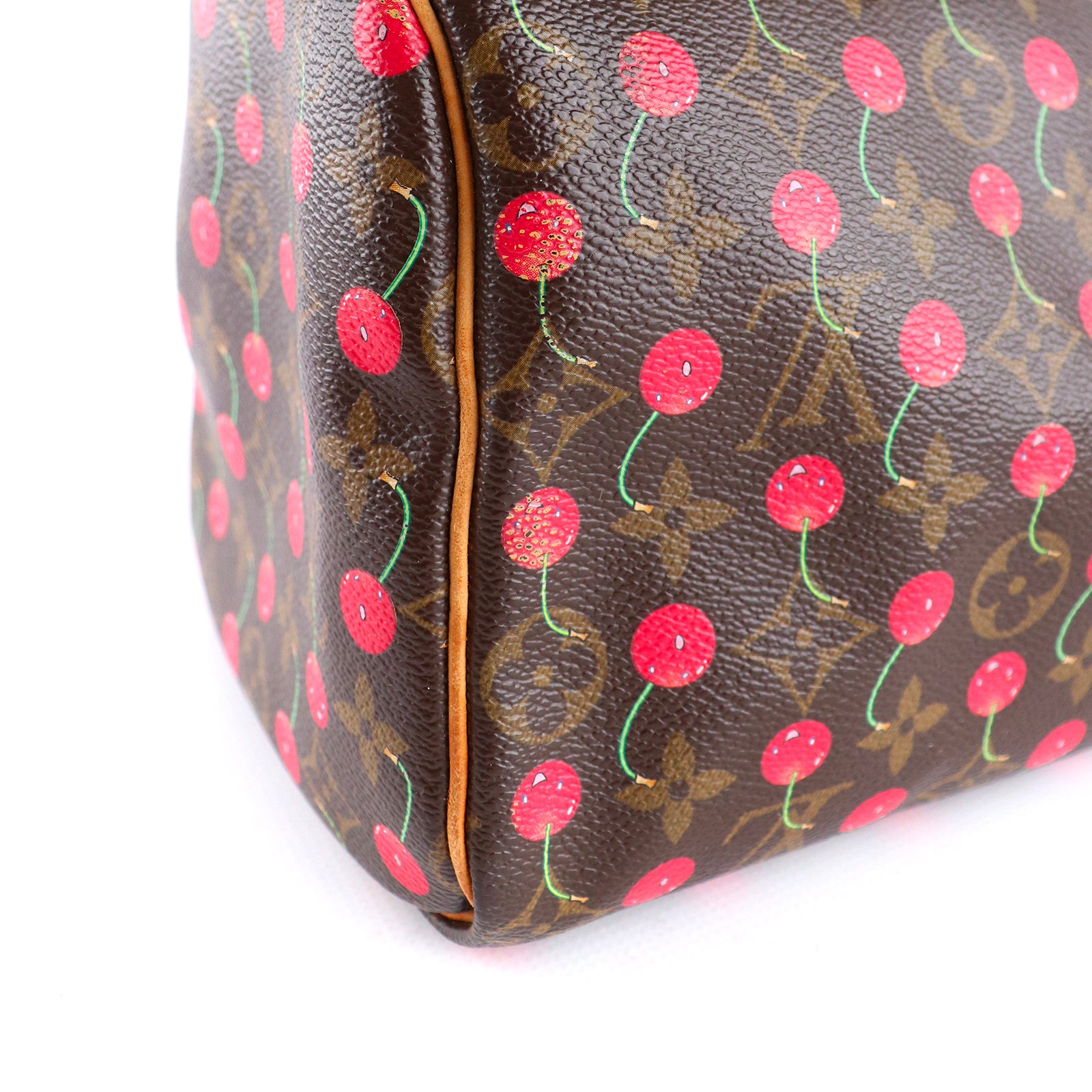 LOUIS VUITTON - Sac à main Speedy 25 en toile monogramme Murakami Cerises