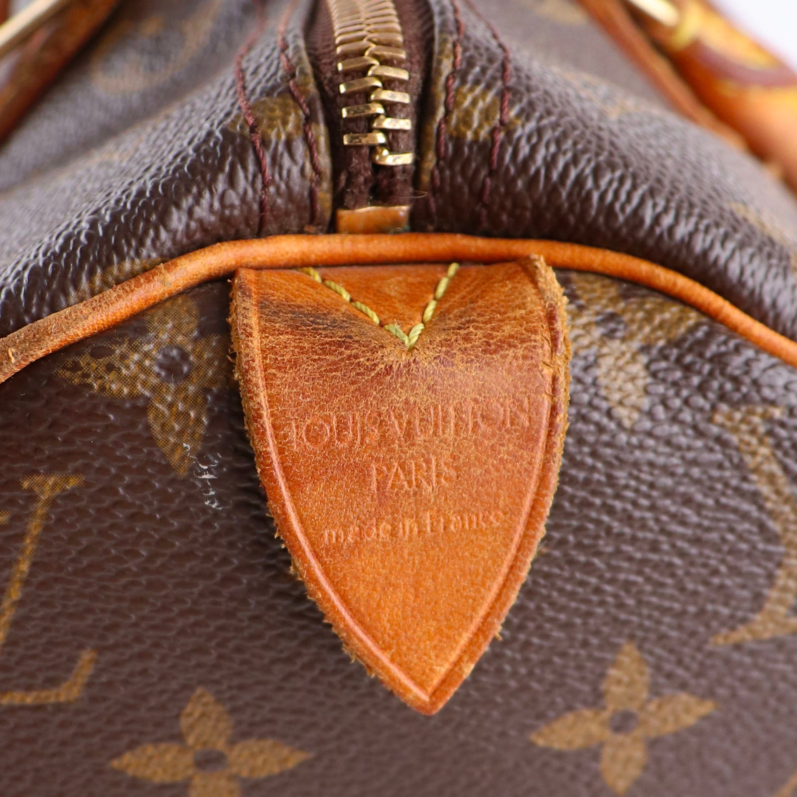 LOUIS VUITTON - Sac à main Speedy 30 en toile monogrammée