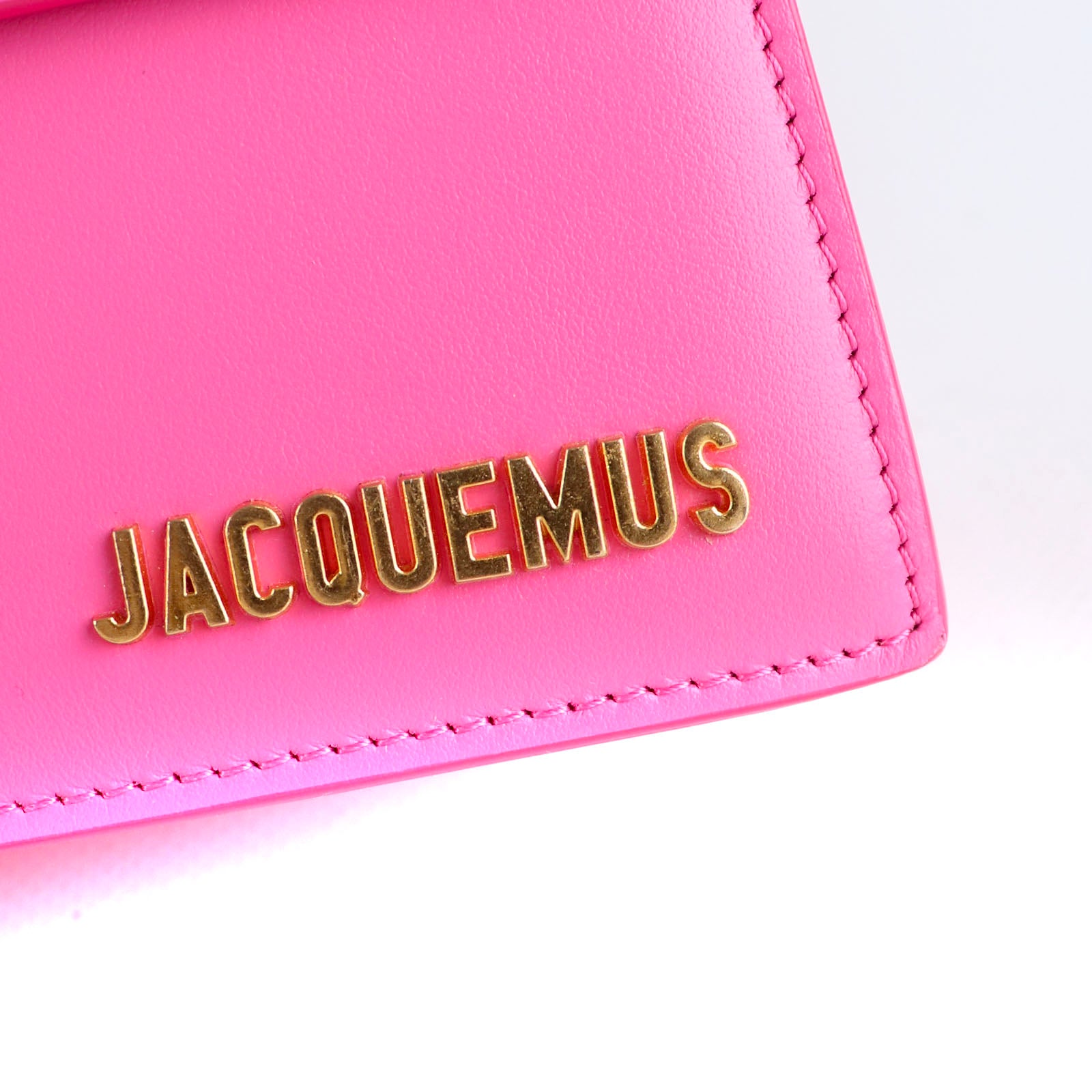 JACQUEMUS - Sac à bandoulière Le Grand Bambino en cuir rose