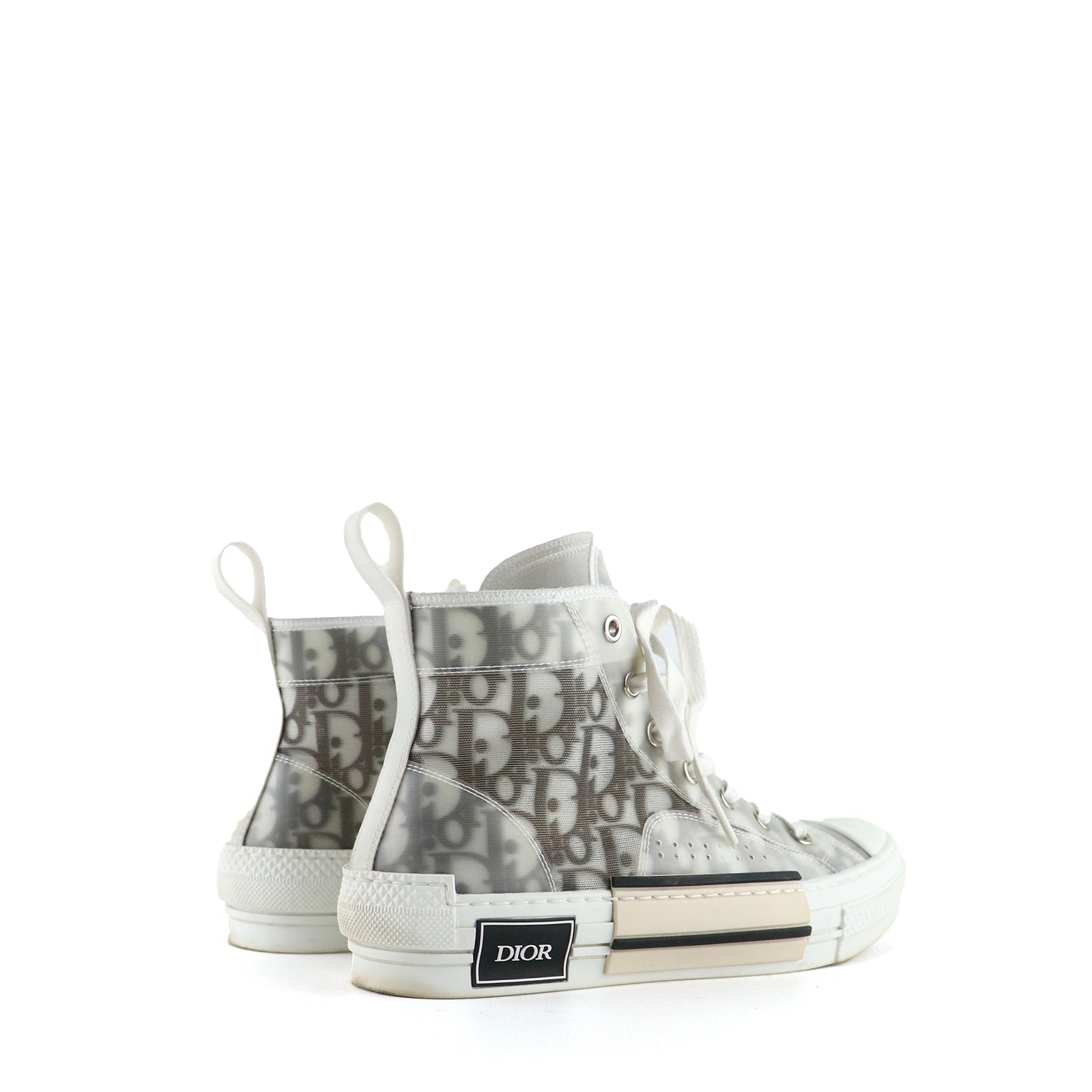 DIOR - Sneakers B23 Haute en toile oblique (T37)