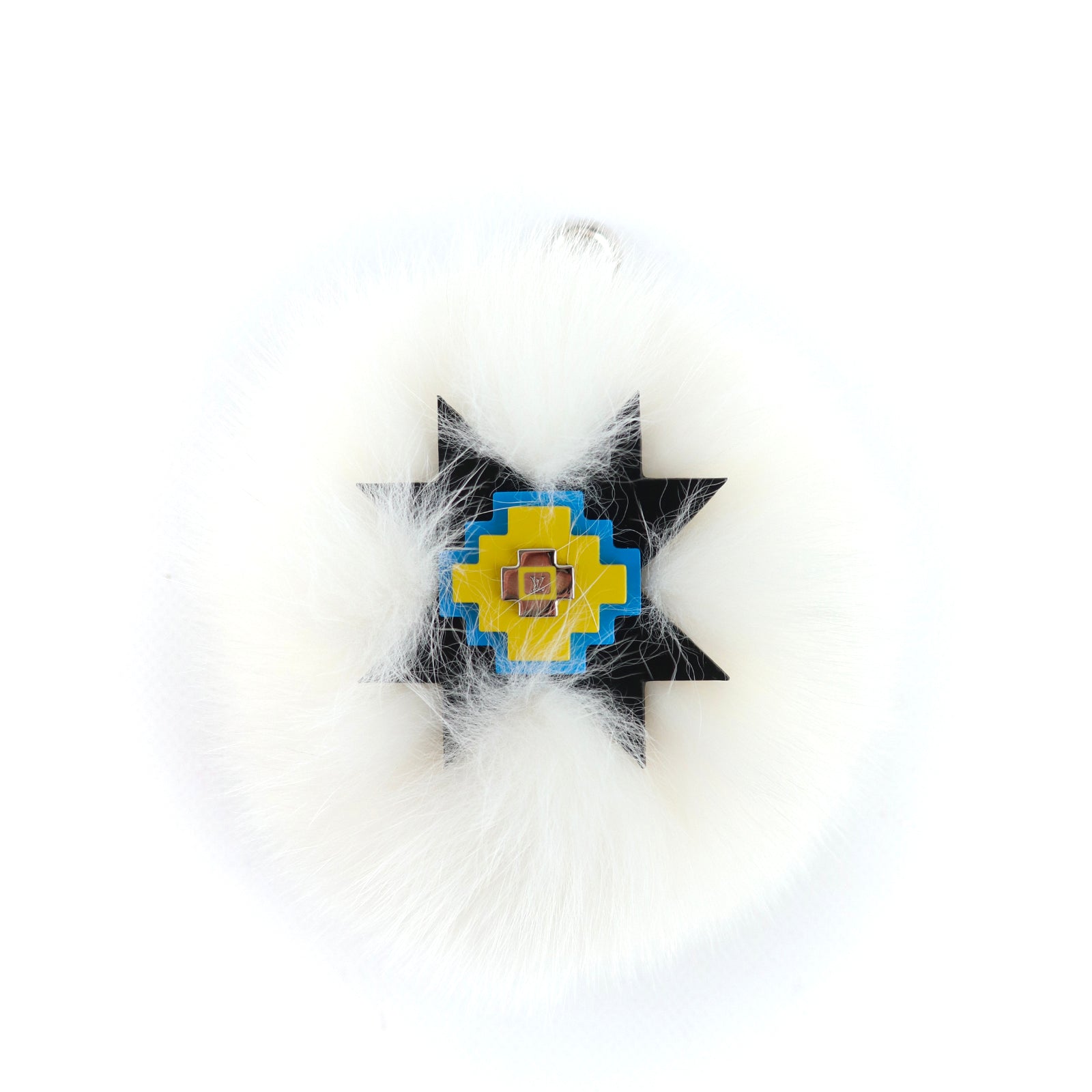 LOUIS VUITTON - Leather and fur bag jewelry